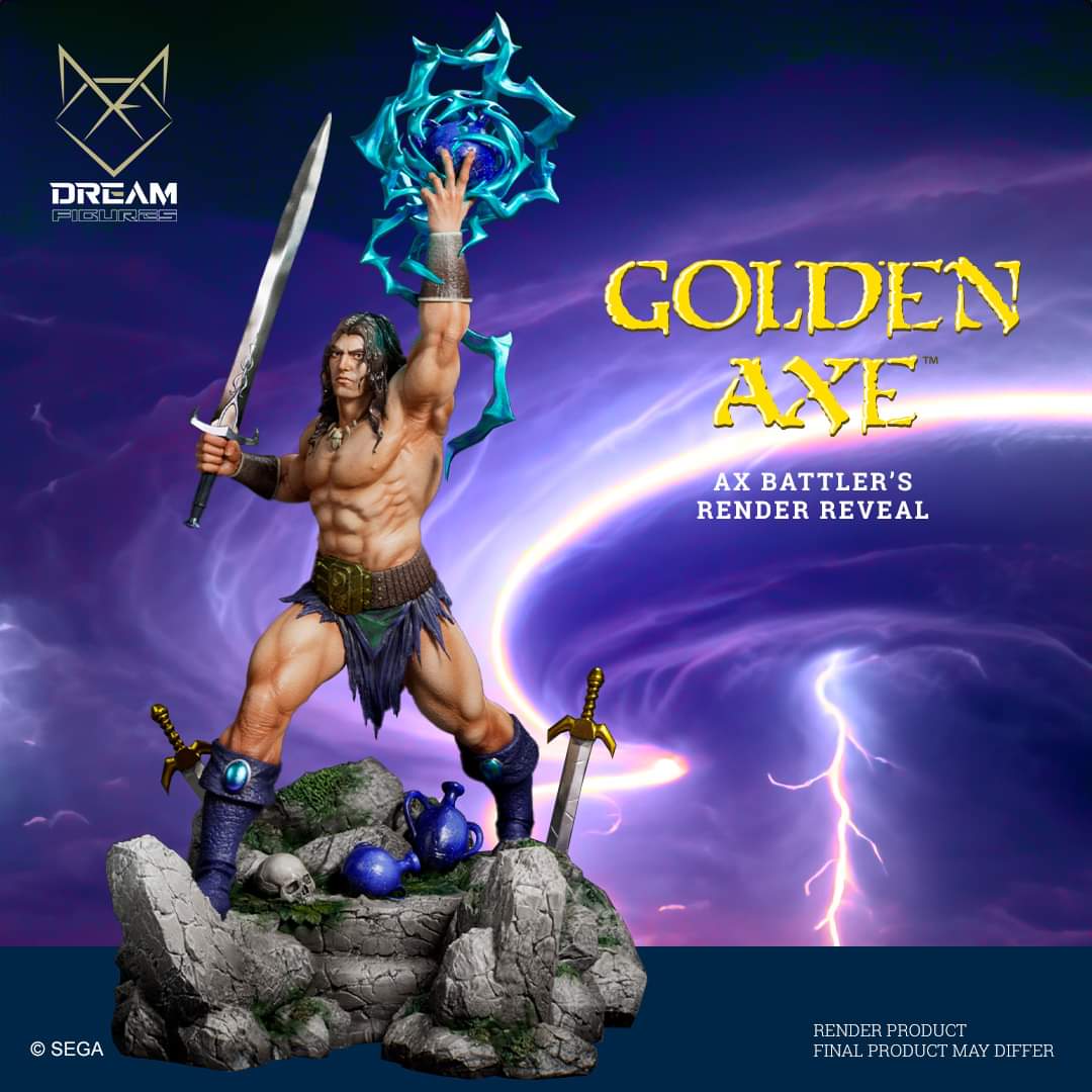 OG　ボールパークインアーリントン　スタジアムフィギュア Dream Figures - A Legend of Golden Axe Ax Battler (Licensed) [PRE