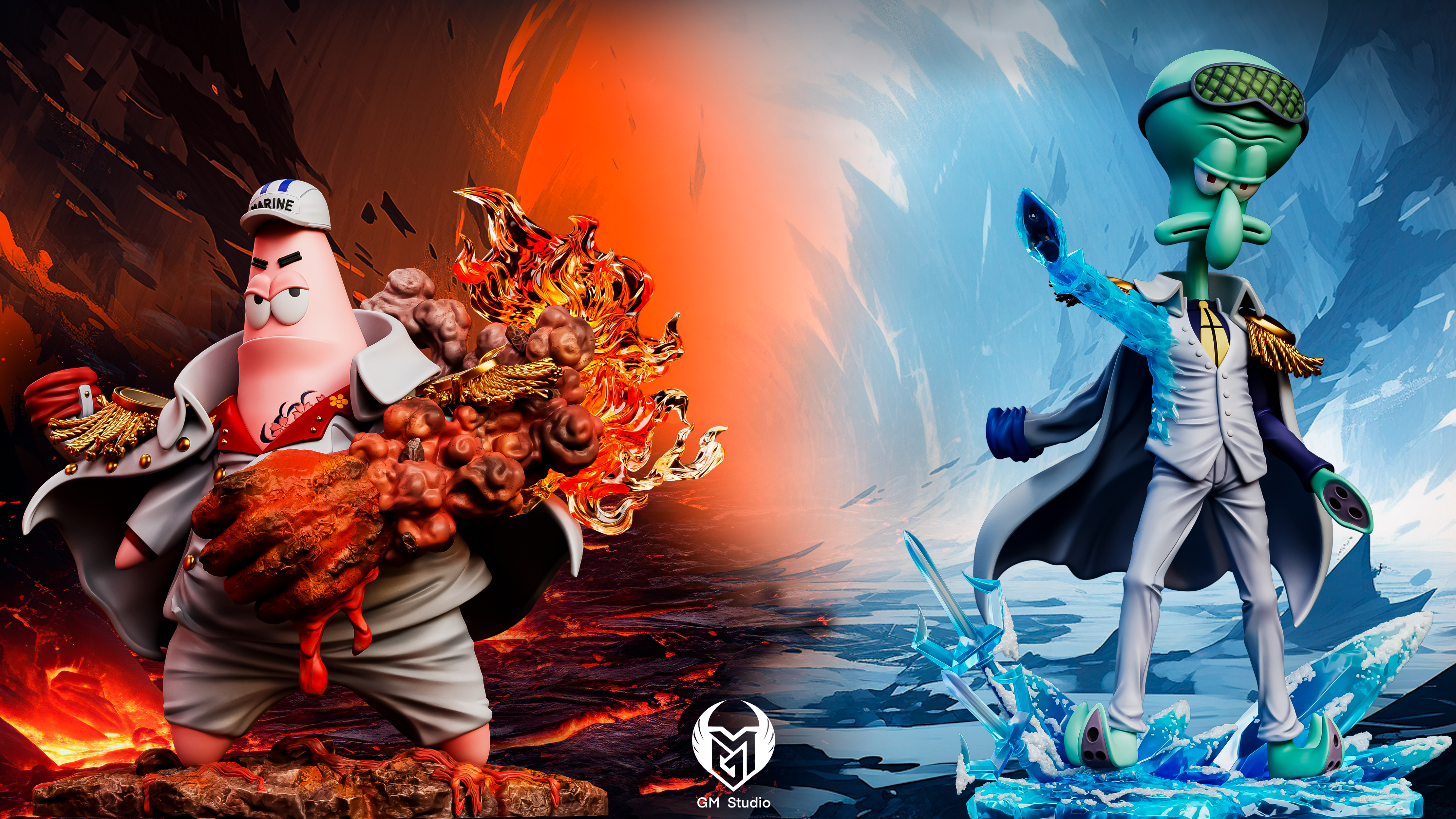 GM Studio - Cosplay Series Akainu and Aokiji [PRE-ORDER CLOSED