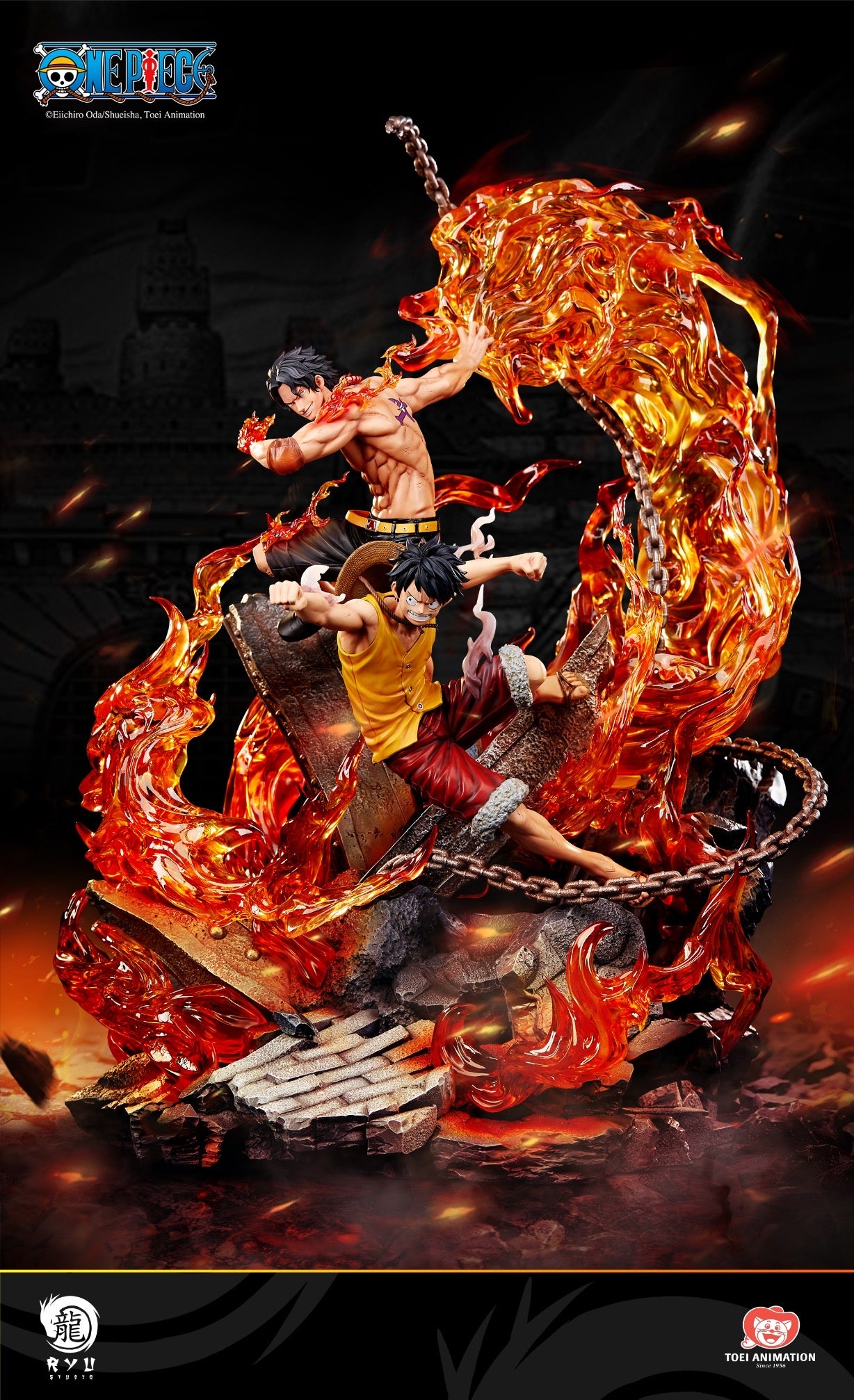 RYU Studio - One Piece Luffy and Ace (Licensed) [PRE-ORDER CLOSED