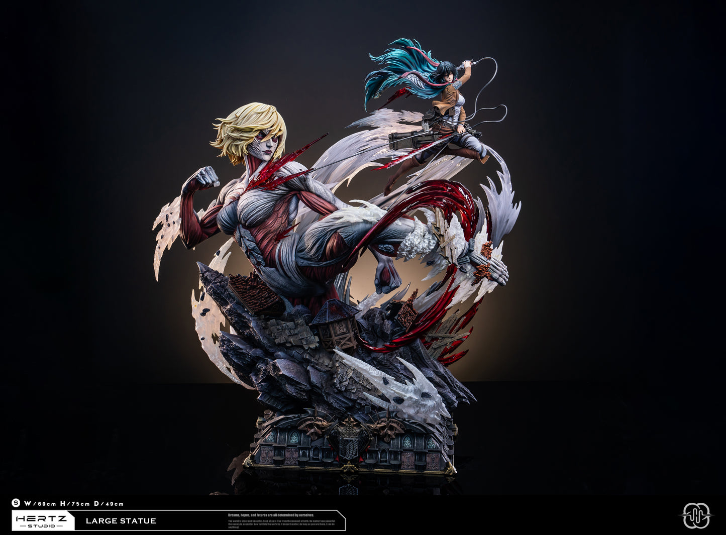 Hertz Studio - Mikasa VS Female Titan [PRE-ORDER]