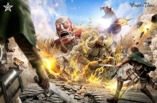 Jiang Xing Studio - Colossal Titan and Armored Titan [PRE-ORDER]