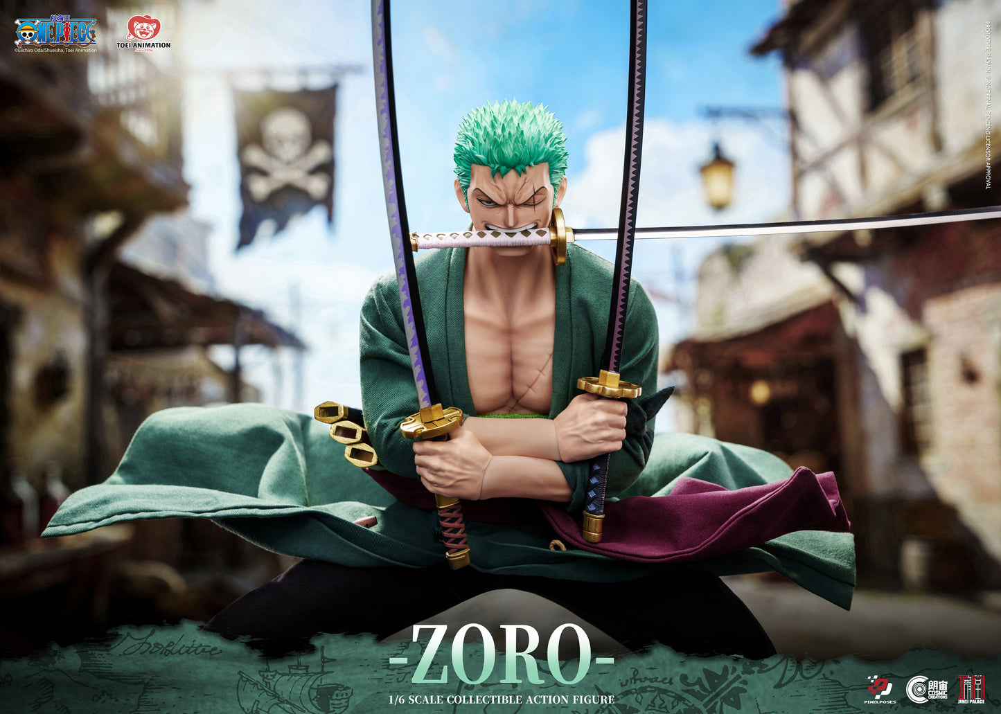 Pixel Poses - One Piece Roronoa Zoro 1/6 Action Figure (Licensed) [PRE-ORDER]