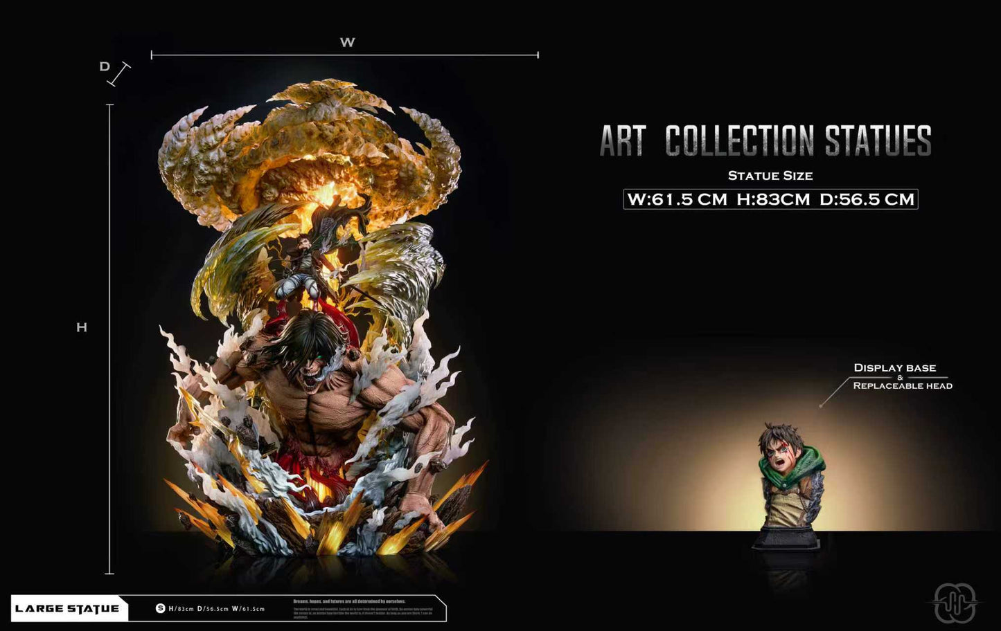Hertz Studio - Eren with Attack Titan [PRE-ORDER]