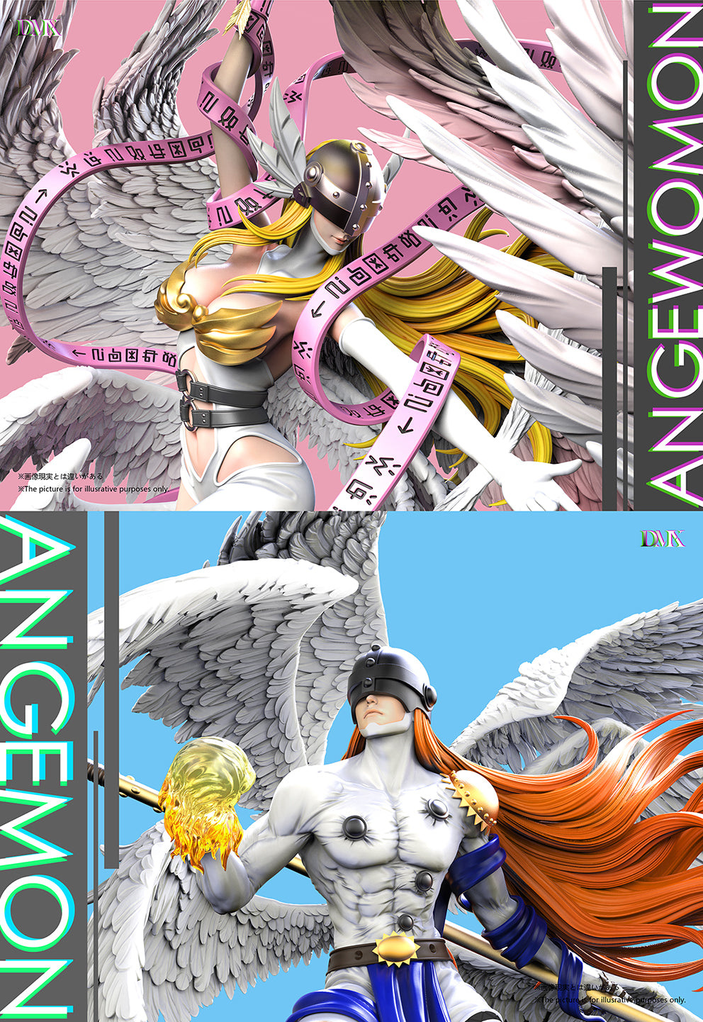 DMX Studio - Angewomon and Angemon [PRE-ORDER] – GK Collectors