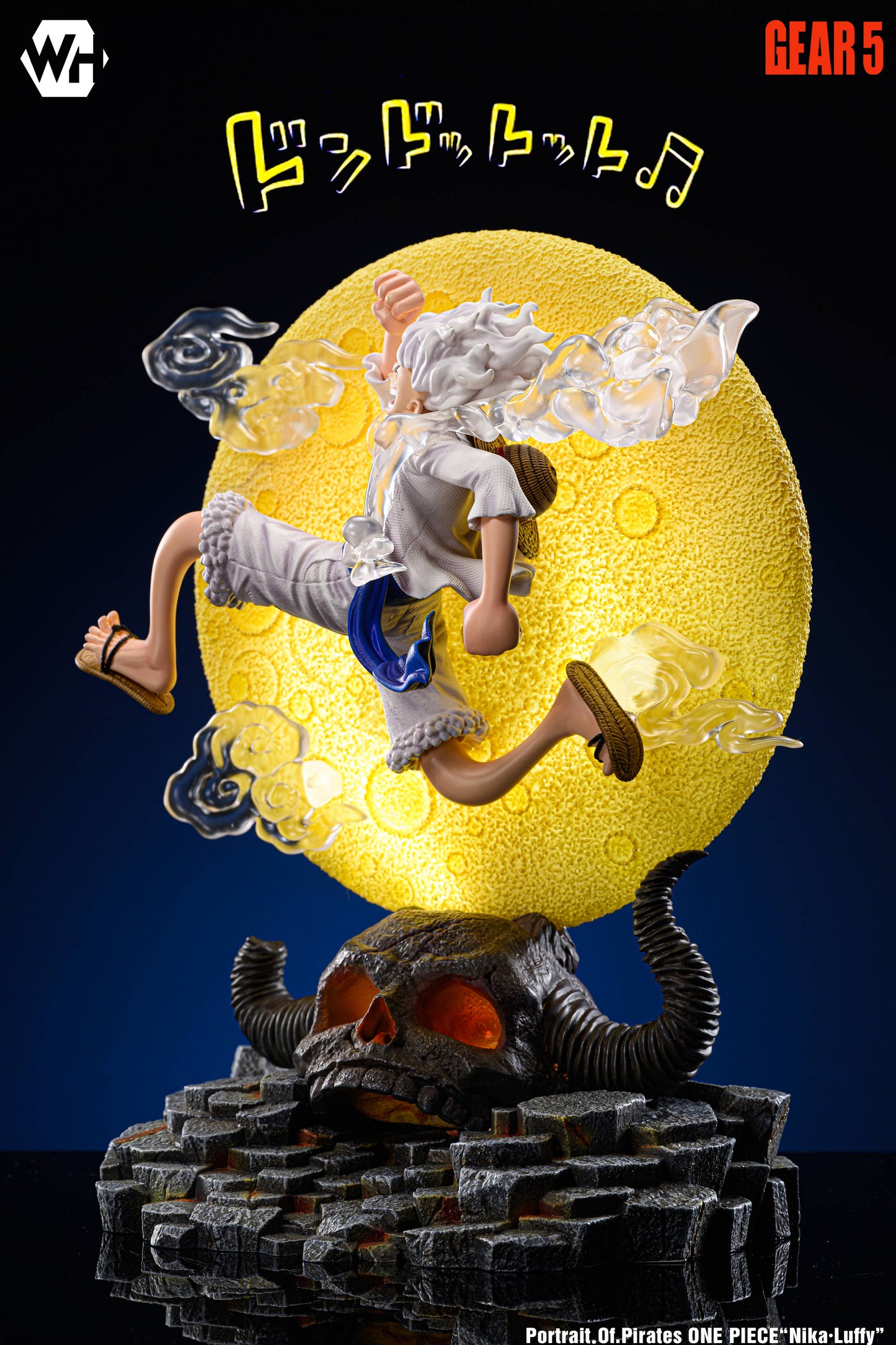 One Piece Gear 5 Nika Monkey D Luffy Statue Taille Réelle SBS One Piece Gear 5 Nika Monkey D Luffy Statue Taille Réelle SBS
