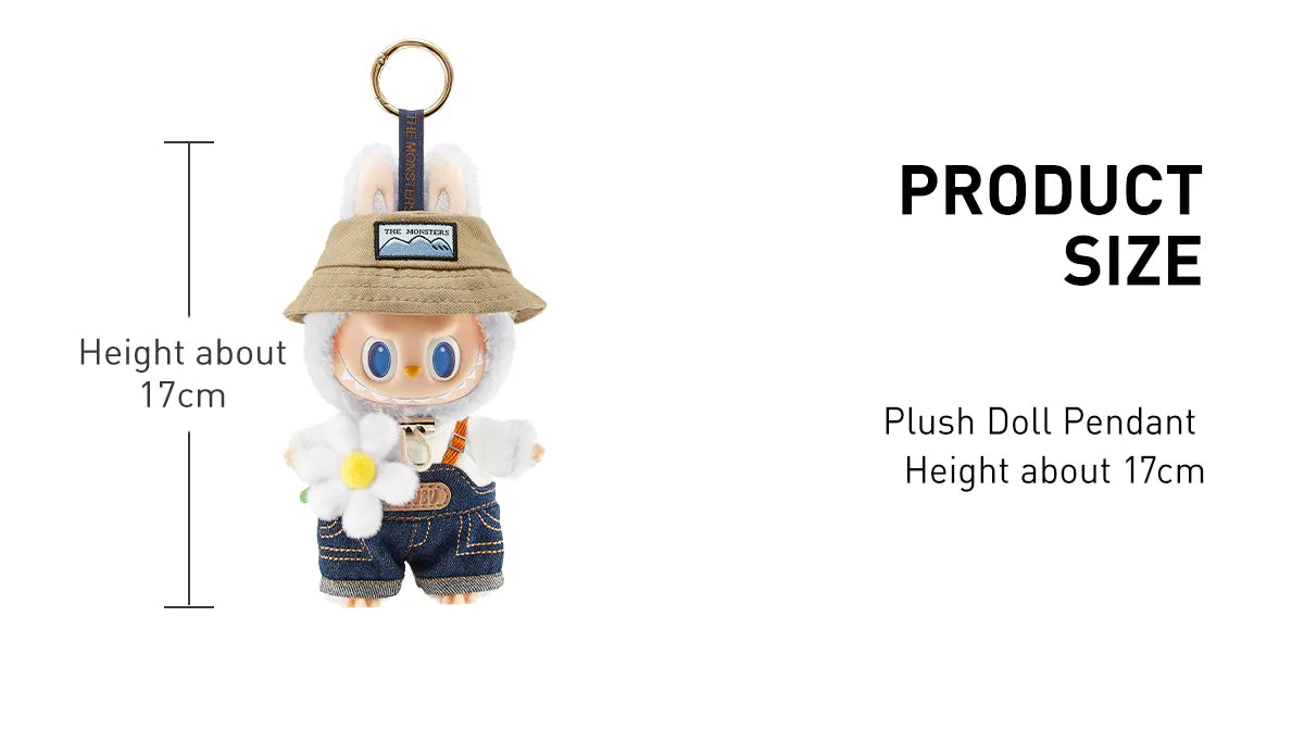 POP MART - THE MONSTER FALL IN WILD SERIES - Vinyl Plush Doll Pendant [IN-STOCK]
