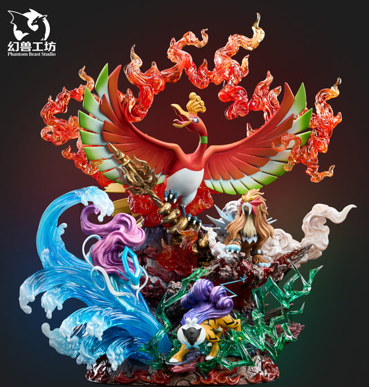 Phantom Beast Studio - Ho-oh and The Three Legendary Beasts [PRE-ORDER]