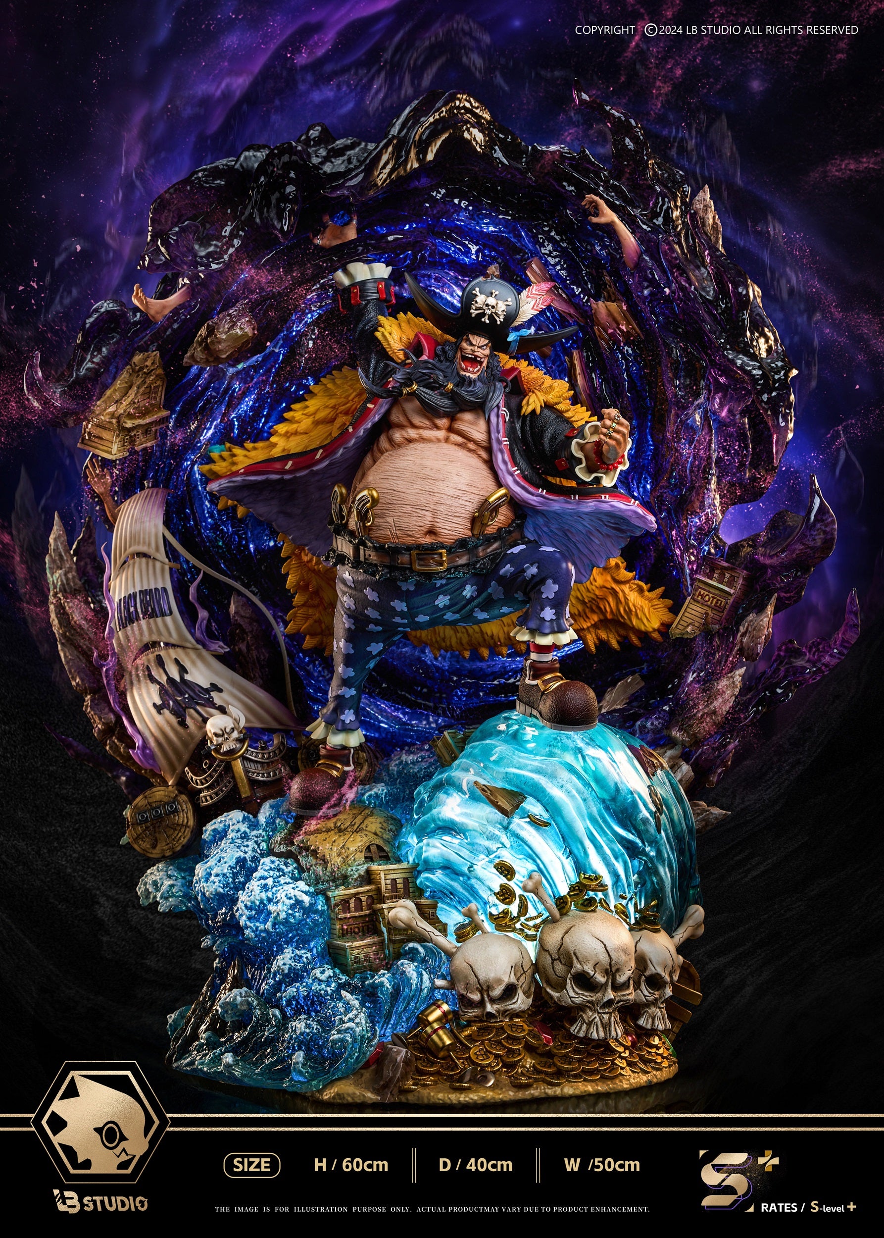 LB Studios - Blackbeard Marshall D Teach [PRE-ORDER CLOSED] – GK Collectors