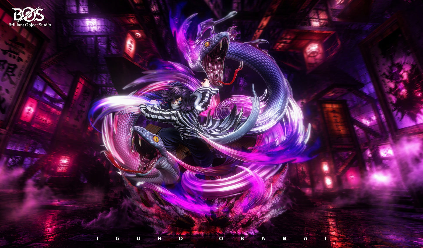 Brilliant Object Studio - Iguro Obanai Serpent Breathing Fourth Form Twin-Headed Reptile [PRE-ORDER]