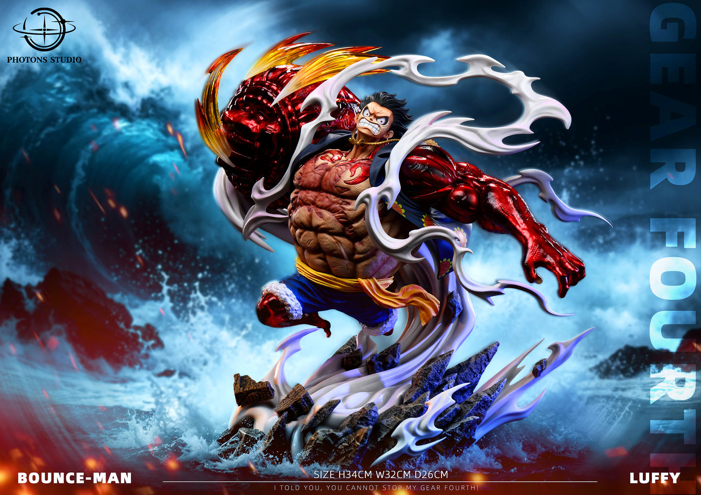 Photons Studio - Luffy Gear Fourth Bounceman [PRE-ORDER]