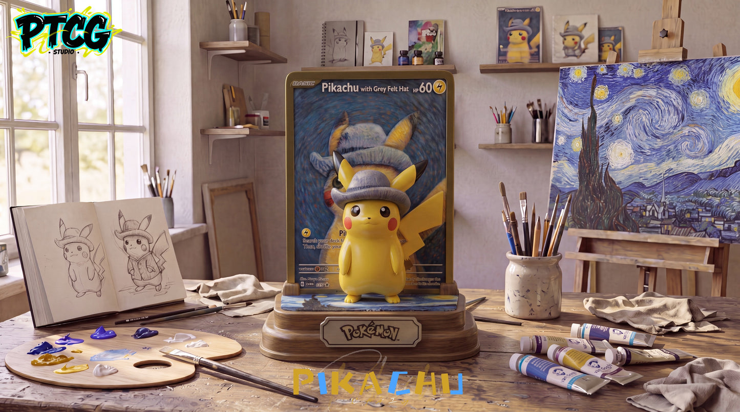 PTCG Studio - Plkachu with Grey Felt Hat [PRE-ORDER]