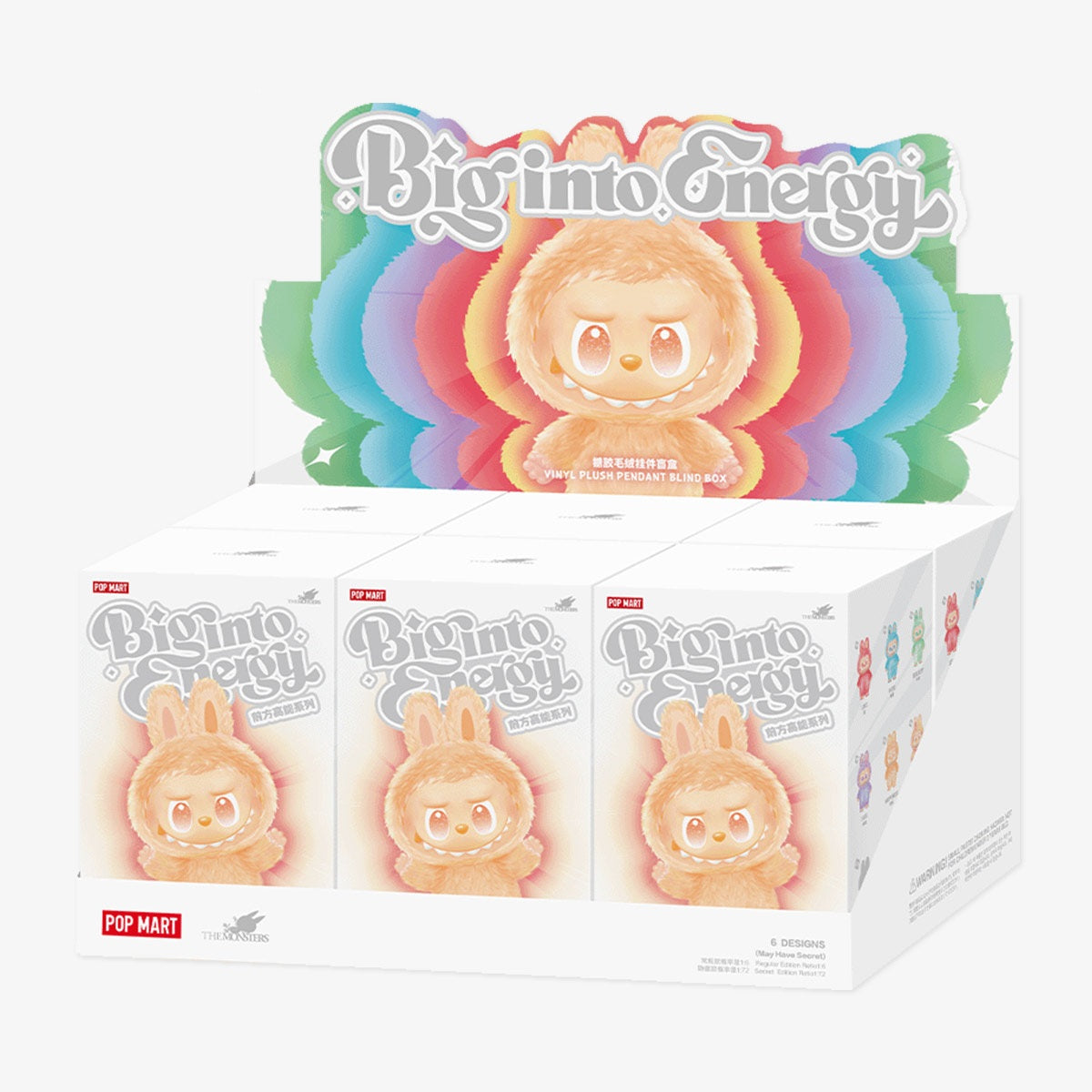 POP MART - THE MONSTERS Big into Energy Series-Vinyl Plush Pendant Blind Box [IN-STOCK]