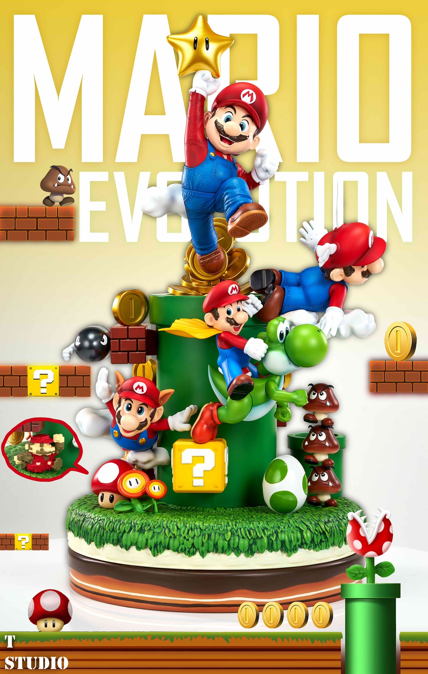 T Studio - Mario Evolution [PRE-ORDER CLOSED]
