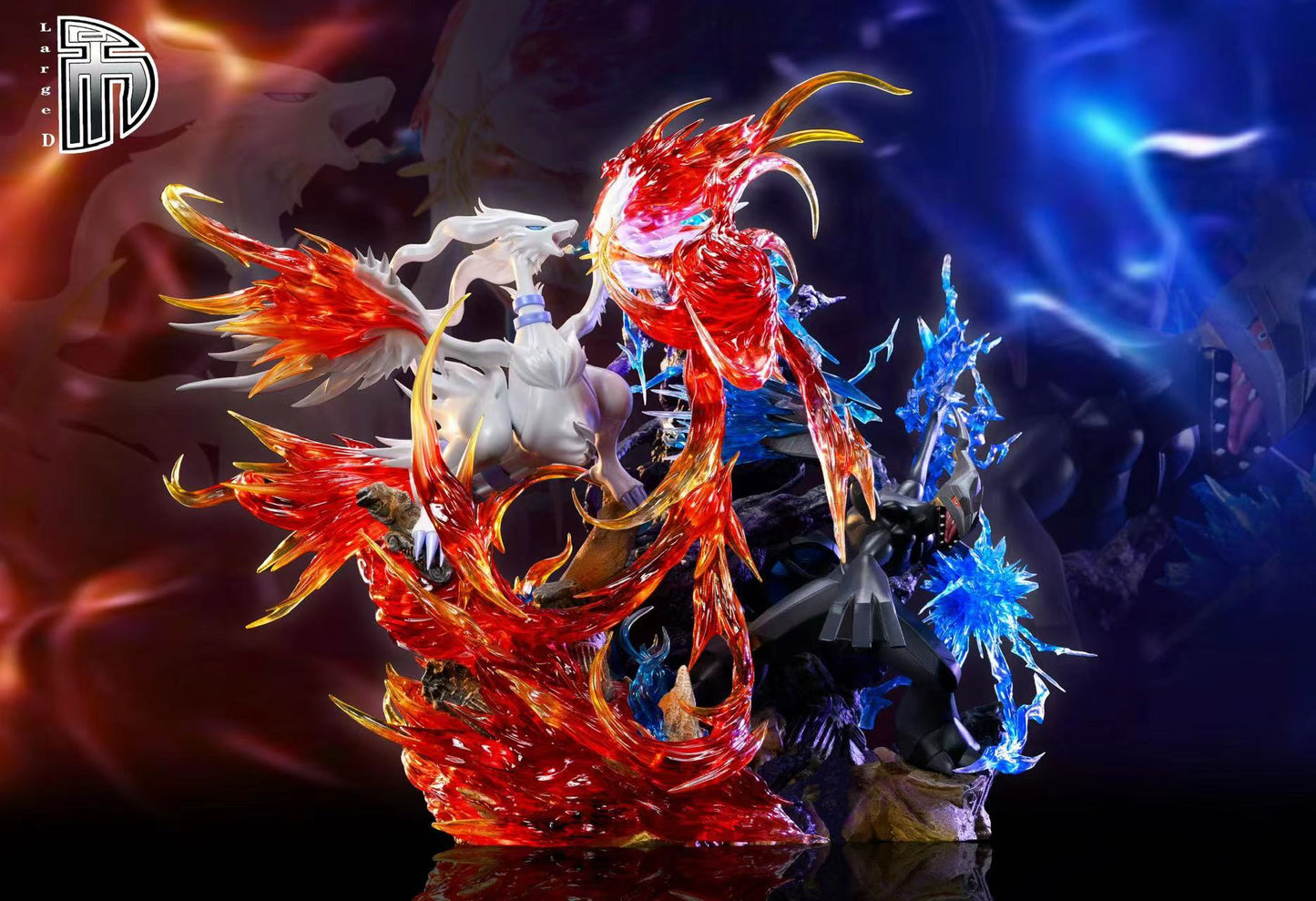 Large D Studio - Reshiram and Zekrom [PRE-ORDER CLOSED]