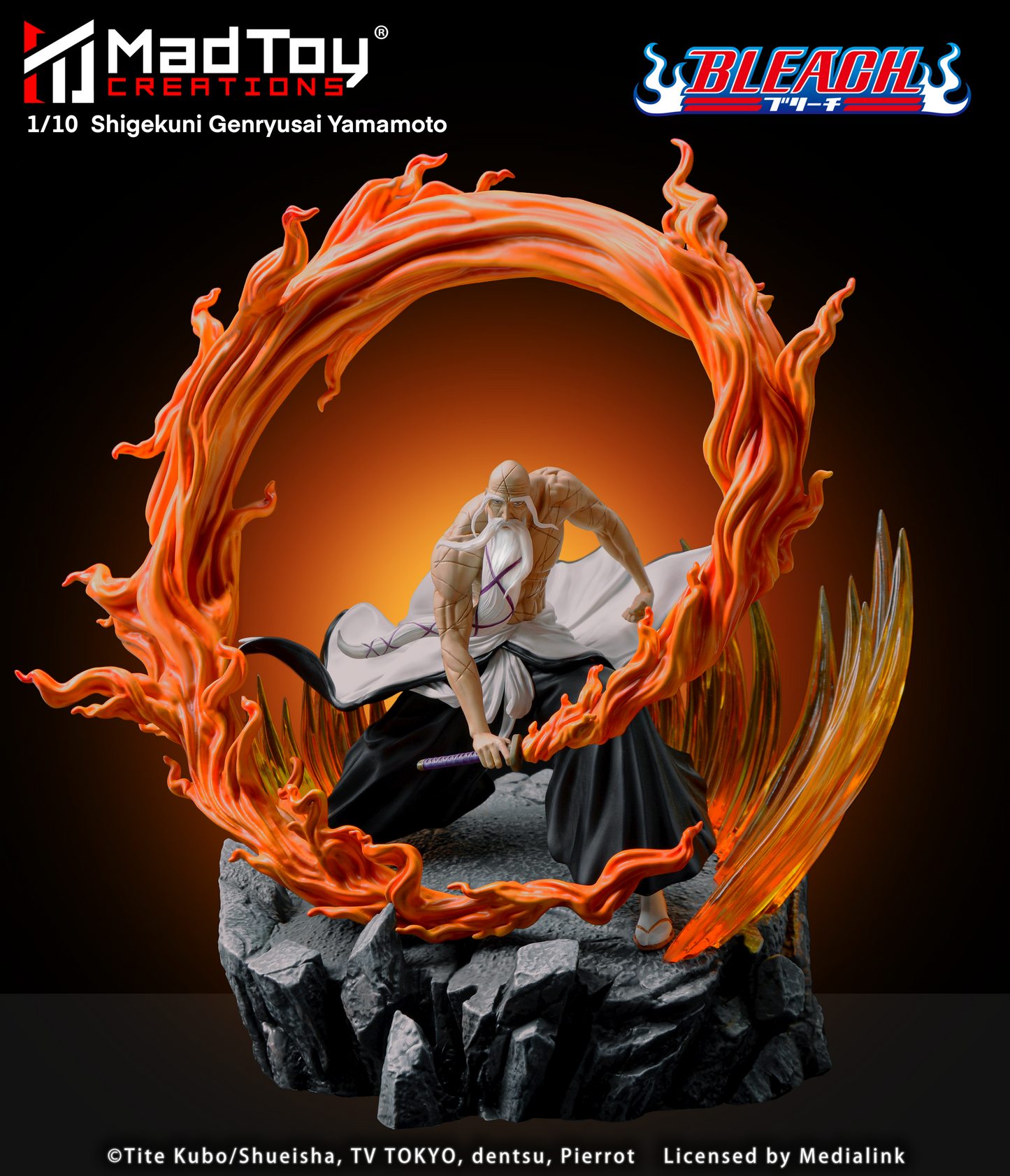 MADTOY CREATIONS - Bleach Yamamoto Genryusai Shigekuni (Licensed by Medialink) [PRE-ORDER CLOSED]