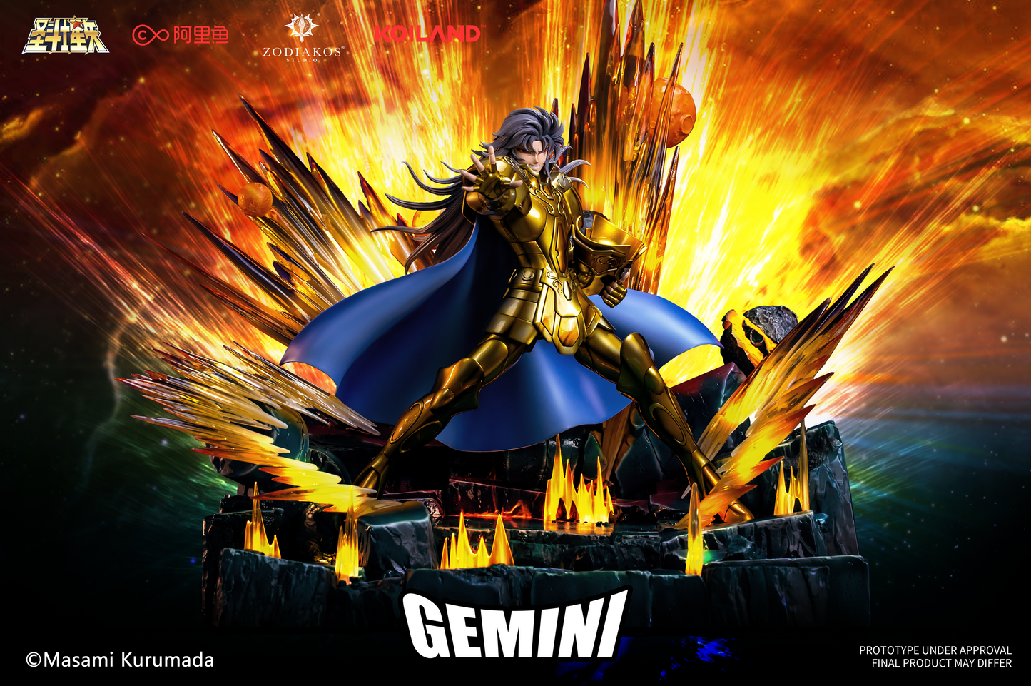 Zodiakos Studio - Saint Seiya Gold Saint Gemini Kanon and Saga (Licensed) [PRE-ORDER CLOSED]