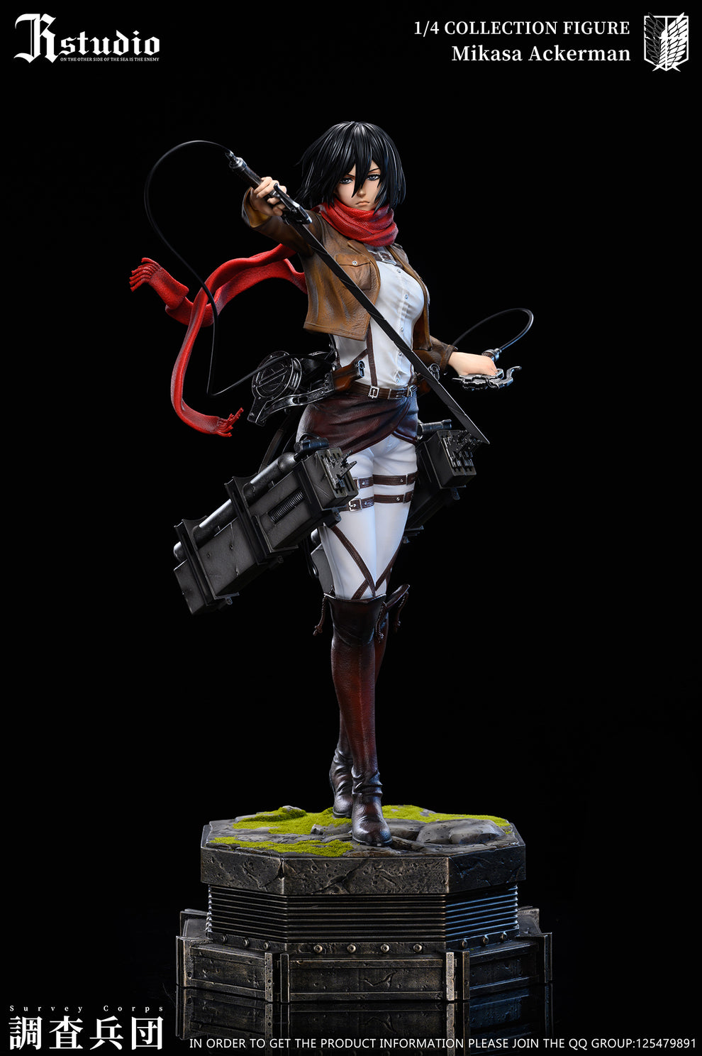 JR Studio - Mikasa Ackerman [PRE-ORDER CLOSED] – GK Collectors