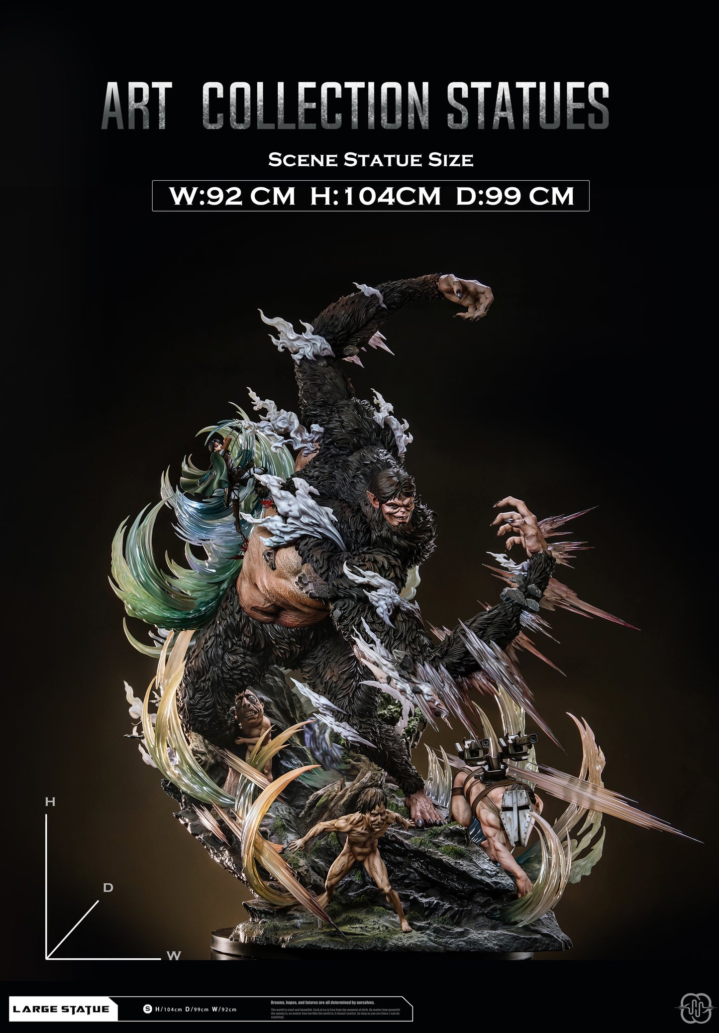 Hertz Studio - Beast Titan VS Levi Ackerman [PRE-ORDER]