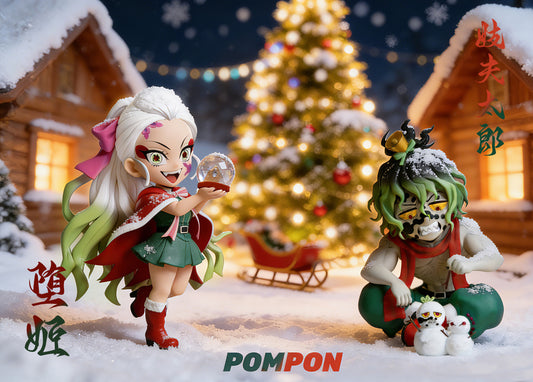 Pompon Studio - Christmas Themed Series Daki and Gyutaro [PRE-ORDER]
