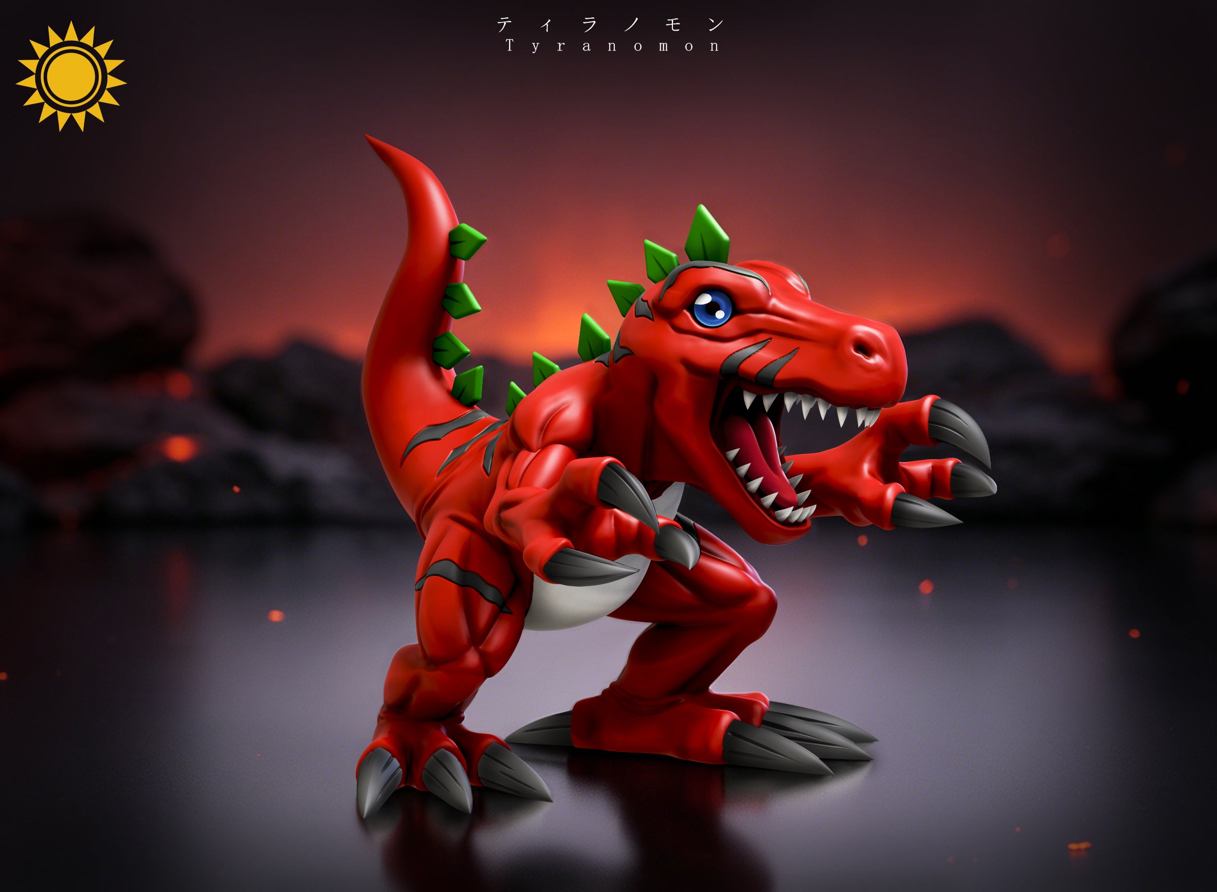 デジモン GD-STUDIO グレイモン ティラノサウルスの進化 フィギュア Pre-Order Digimon – GK Collectors
