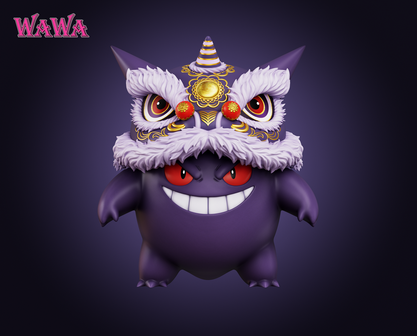 WAWA Studio - Lion Dance Gengar [PRE-ORDER]