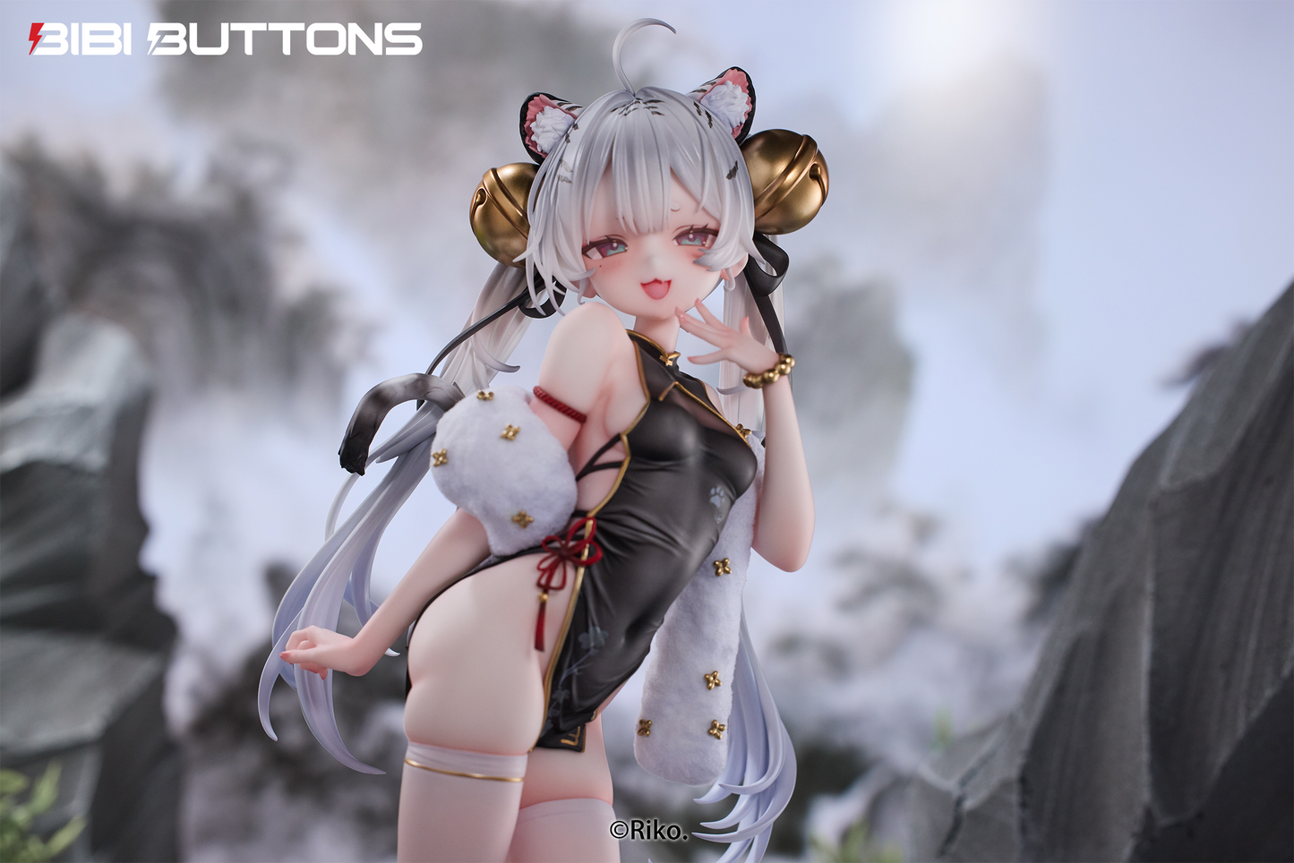 Bibi Buttons - White Tiger [PRE-ORDER]