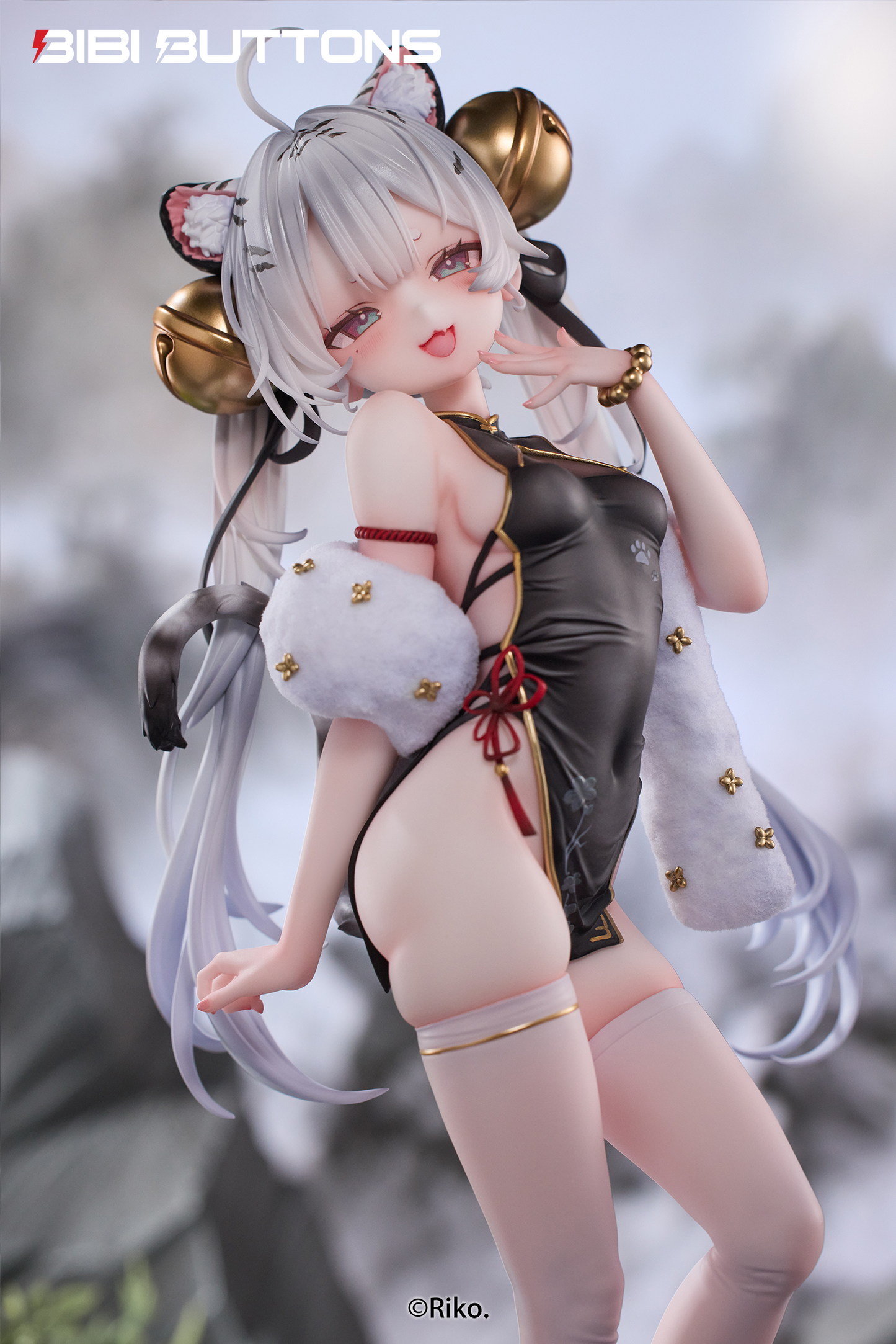 Bibi Buttons - White Tiger [PRE-ORDER]