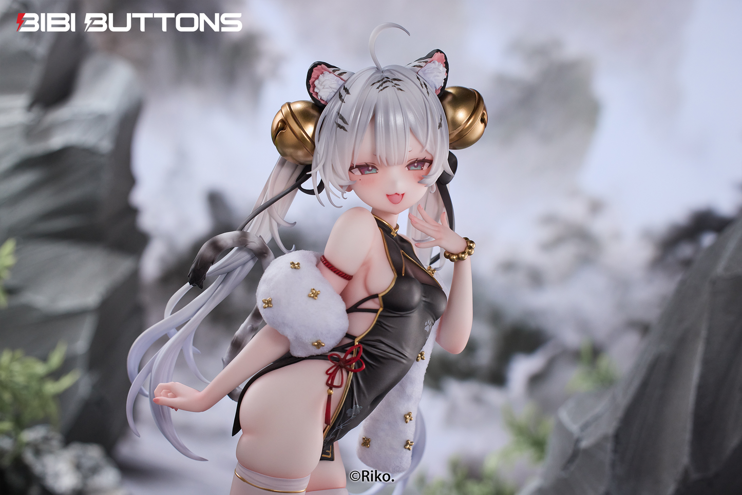 Bibi Buttons - White Tiger [PRE-ORDER]
