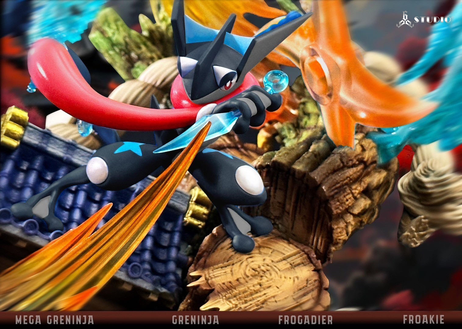 666 Studio - Greninja Evolution Series [PRE-ORDER CLOSED] – GK