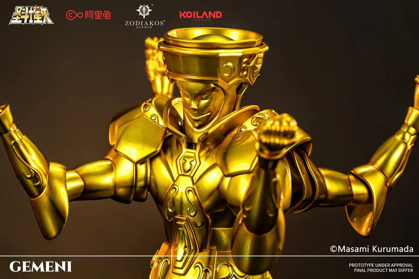 Zodiakos Studio - Saint Seiya Gold Saint Cloth Series Gemini (Licensed) [PRE-ORDER CLOSED]