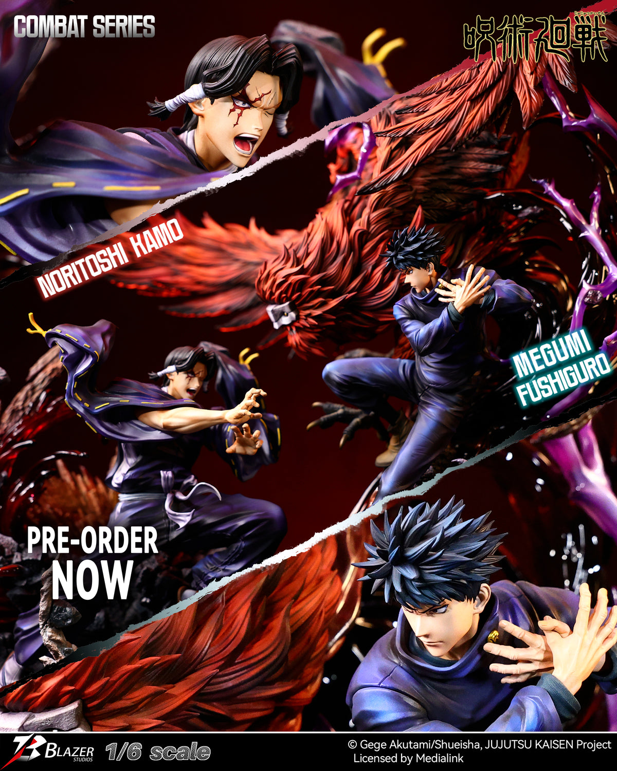 Blazer Studio X - Jujutsu Kaisen Combat Series Fushiguro Megumi and Kamo Noritoshi (Licensed) [PRE-ORDER]