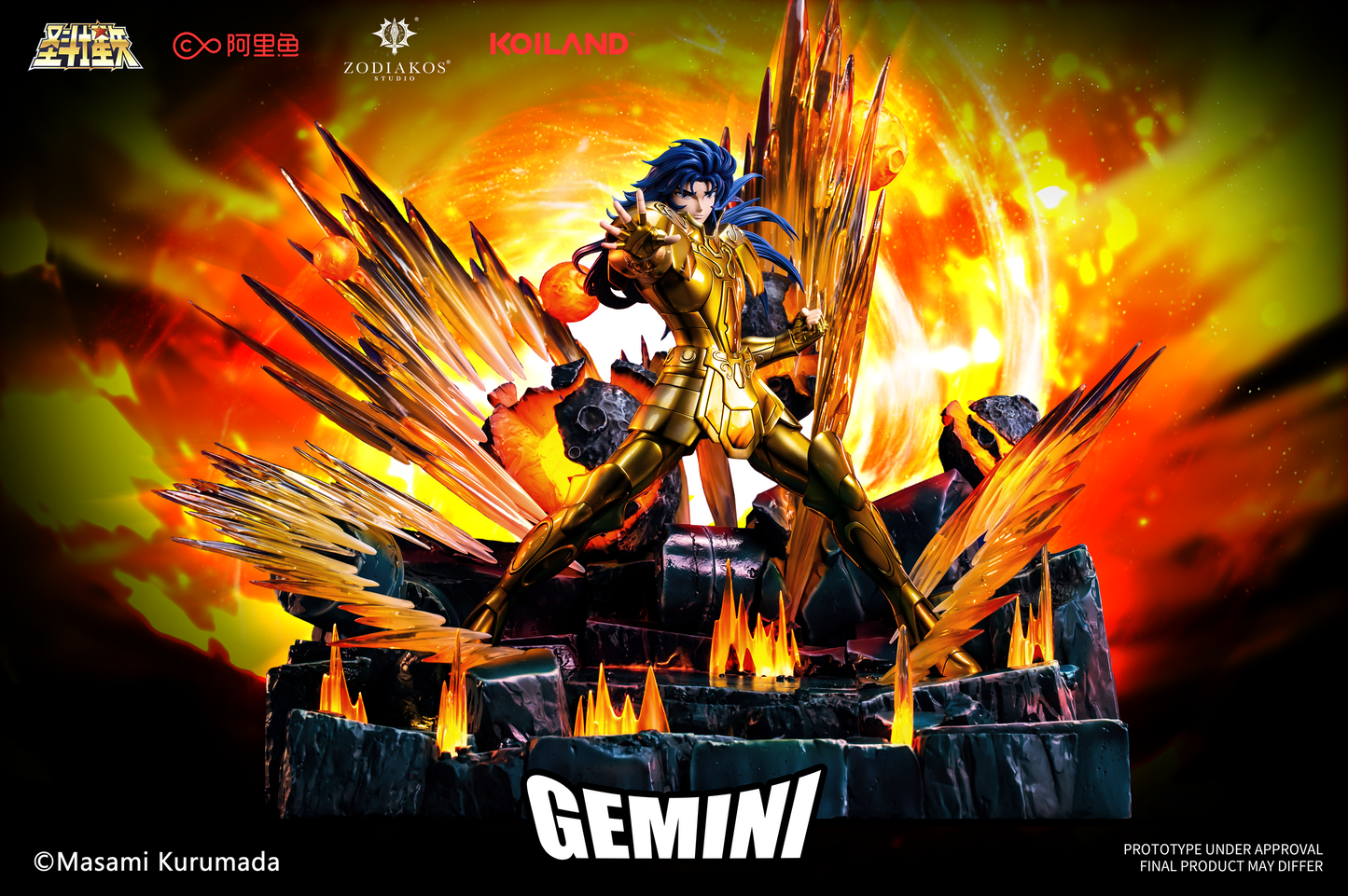 Zodiakos Studio - Saint Seiya Gold Saint Gemini Kanon and Saga (Licensed) [PRE-ORDER CLOSED]