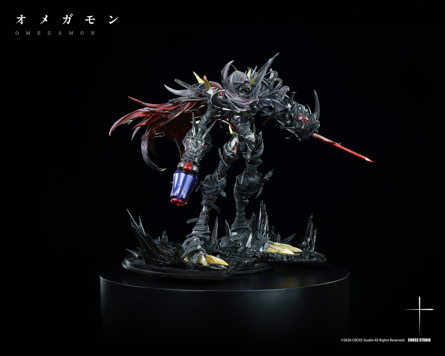 Cross Studio - Omegamon Zwart Defeat [PRE-ORDER]