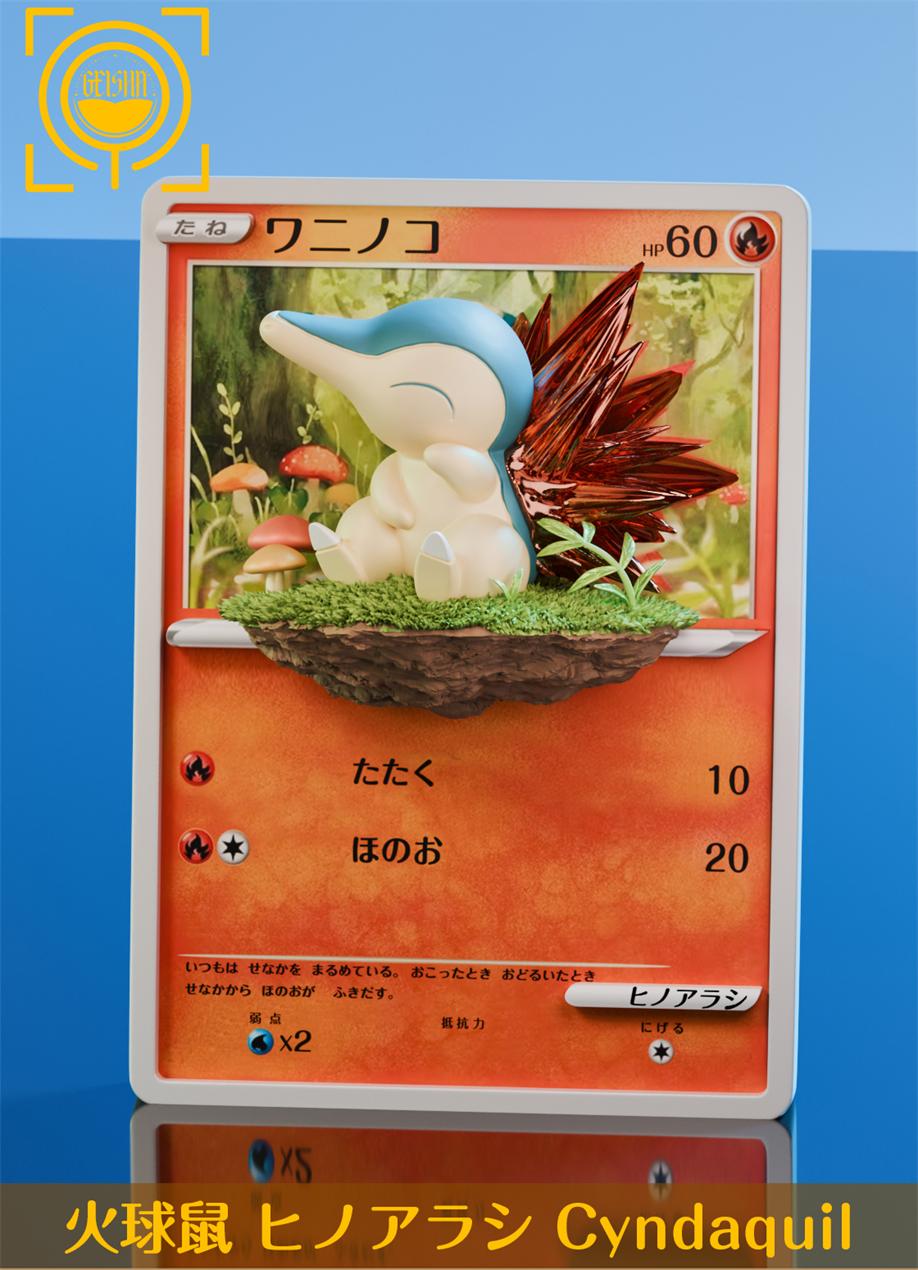 GEISHA - Card Series Chikorita Cyndaquil Totodile [PRE-ORDER]