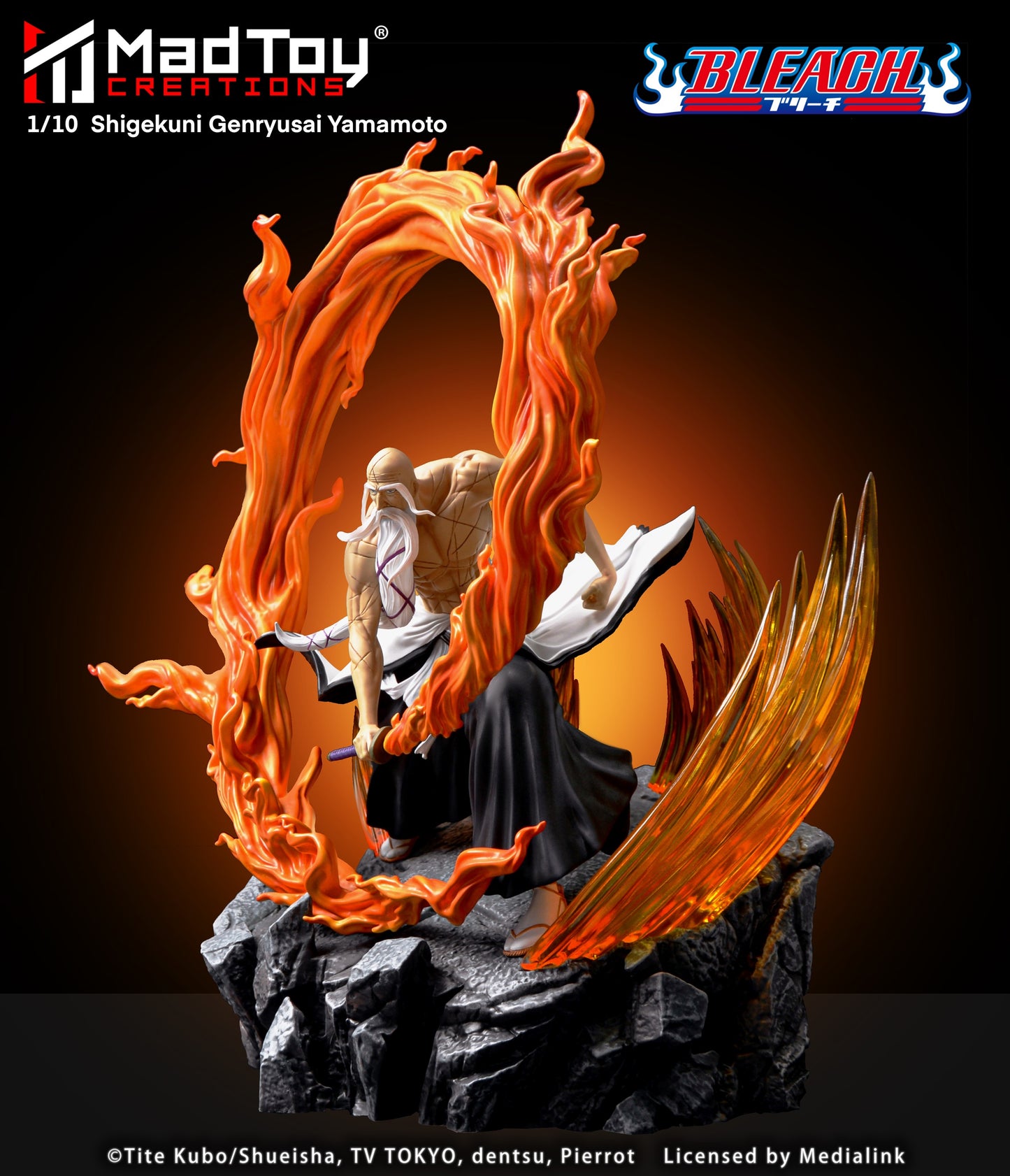 MADTOY CREATIONS - Bleach Yamamoto Genryusai Shigekuni (Licensed by Medialink) [PRE-ORDER CLOSED]