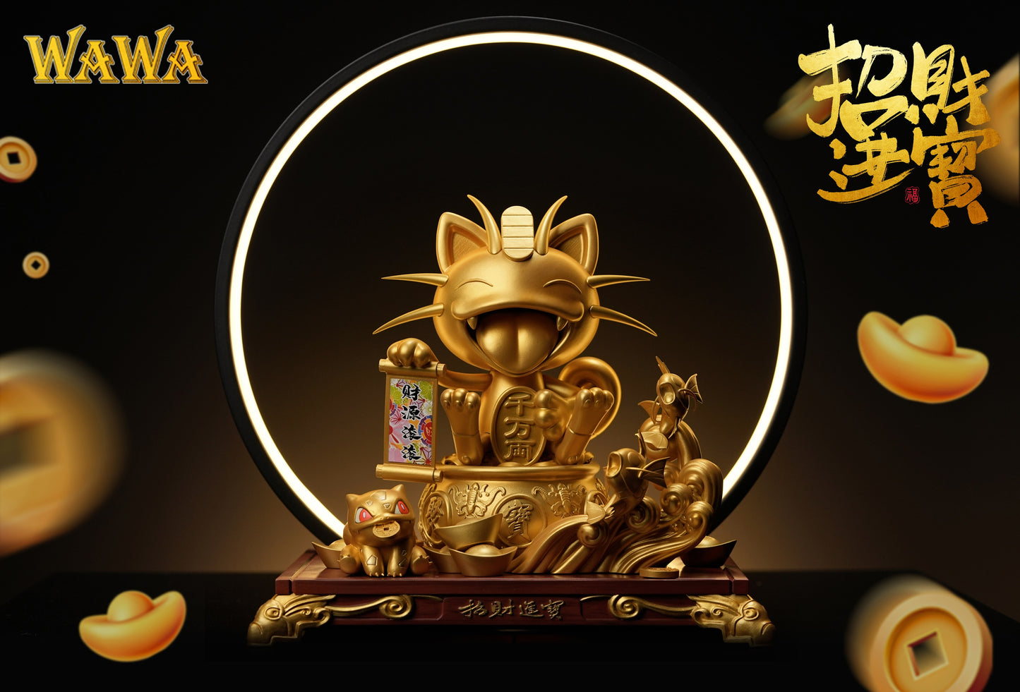 WAWA Studio - CNY Version Meowth [PRE-ORDER CLOSED]