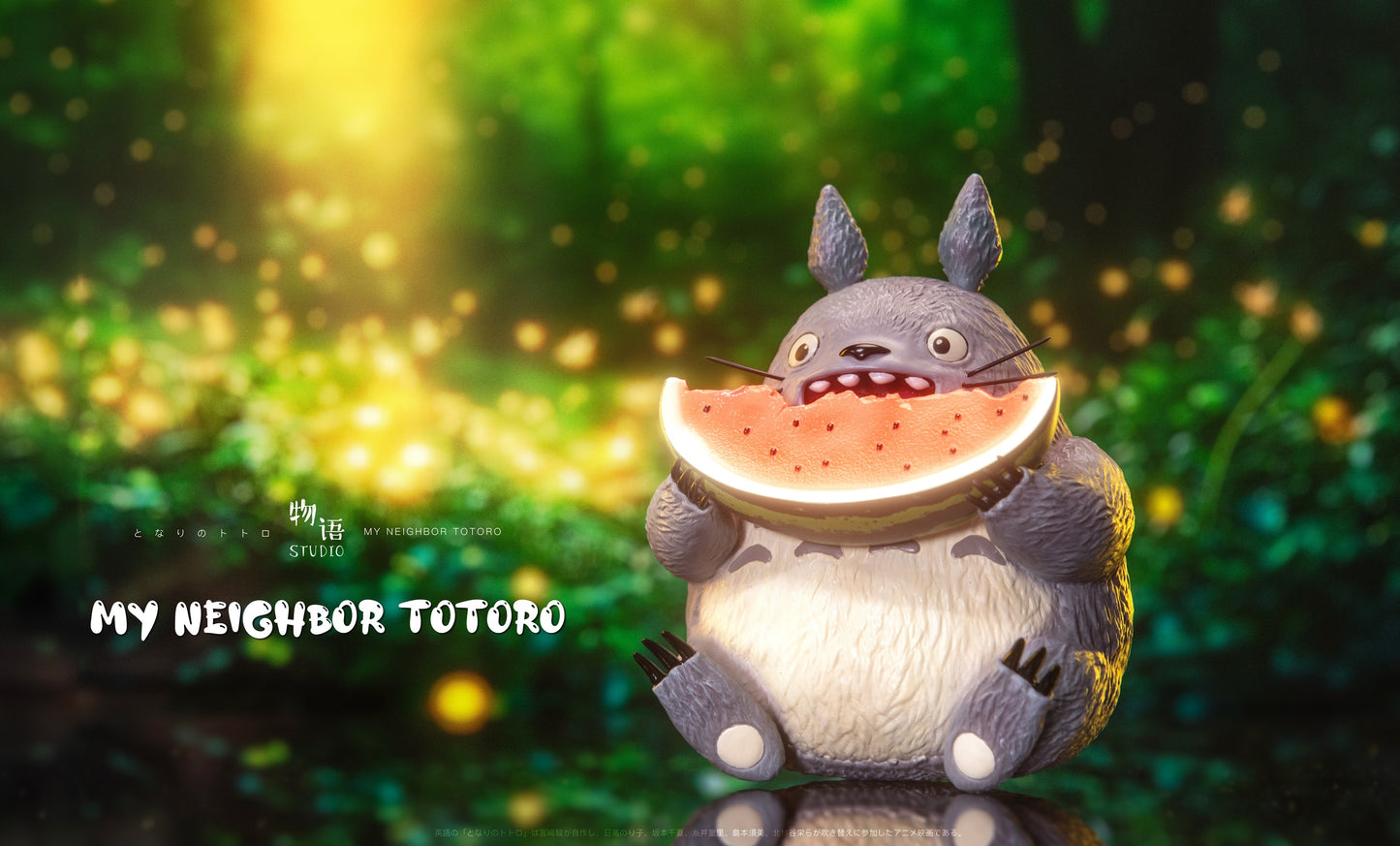 Wu Yu Studio - Totoro eating Watermelon [PRE-ORDER CLOSED]