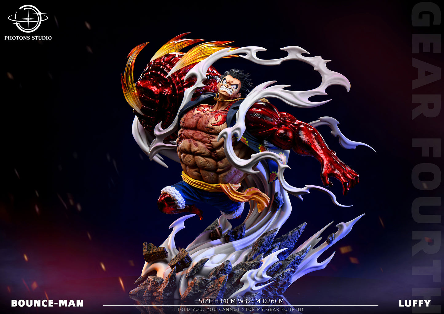 Photons Studio - Luffy Gear Fourth Bounceman [PRE-ORDER]