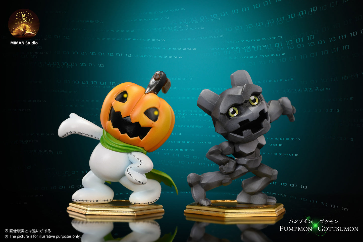 Miman Studio - Pumpmon and Gottsumon [PRE-ORDER CLOSED]
