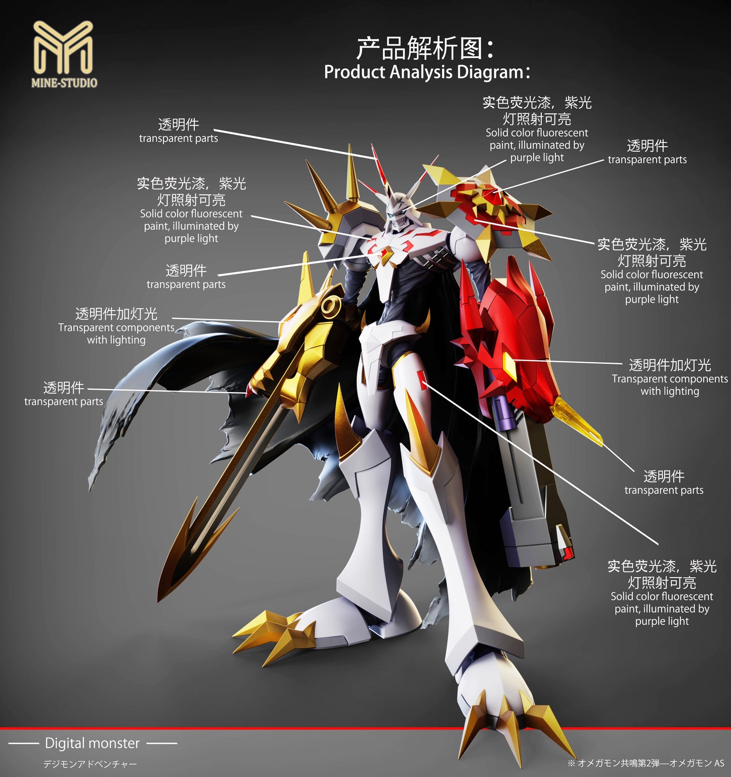 MINE Studio - Omegamon Alter-S [PRE-ORDER CLOSED]