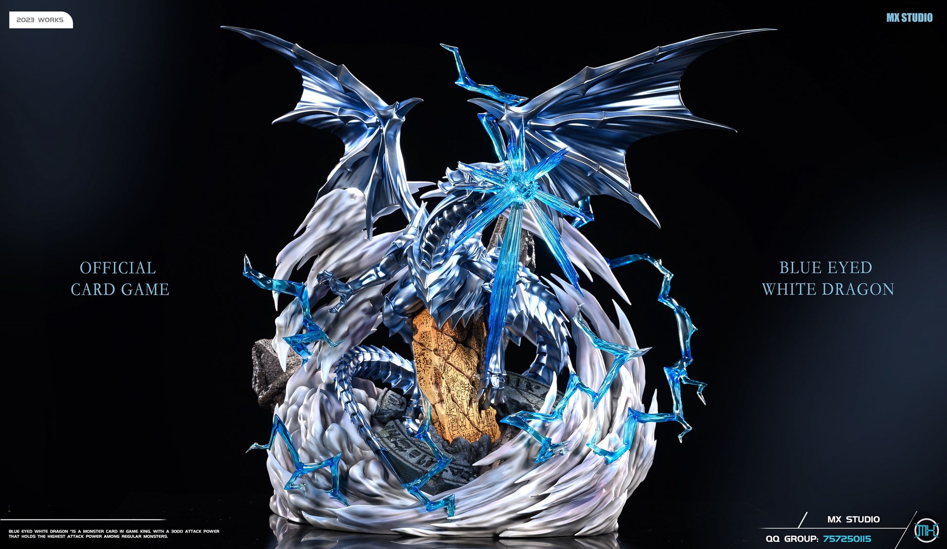 blue eyes white dragon monsters MX Studio