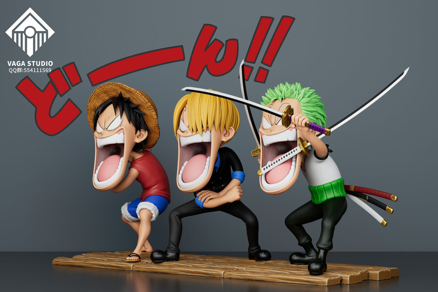 Vaga Studio - Luffy Sanji Zoro [PRE-ORDER CLOSED]