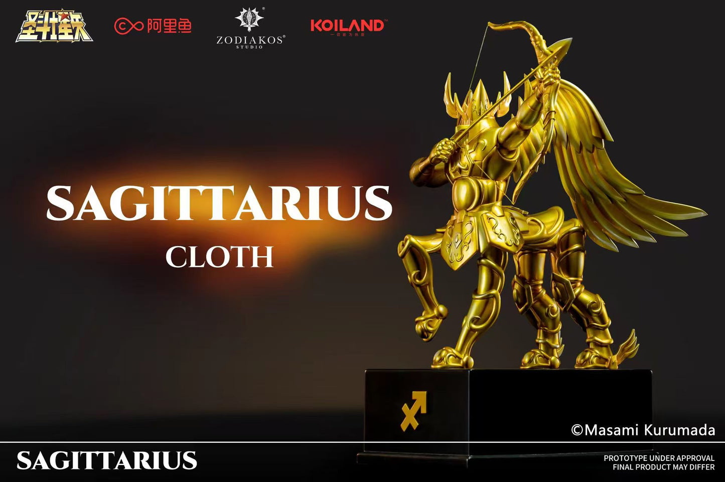 Zodiakos Studio - Saint Seiya Gold Saint Cloth Series Sagittarius (Licensed) [PRE-ORDER CLOSED]