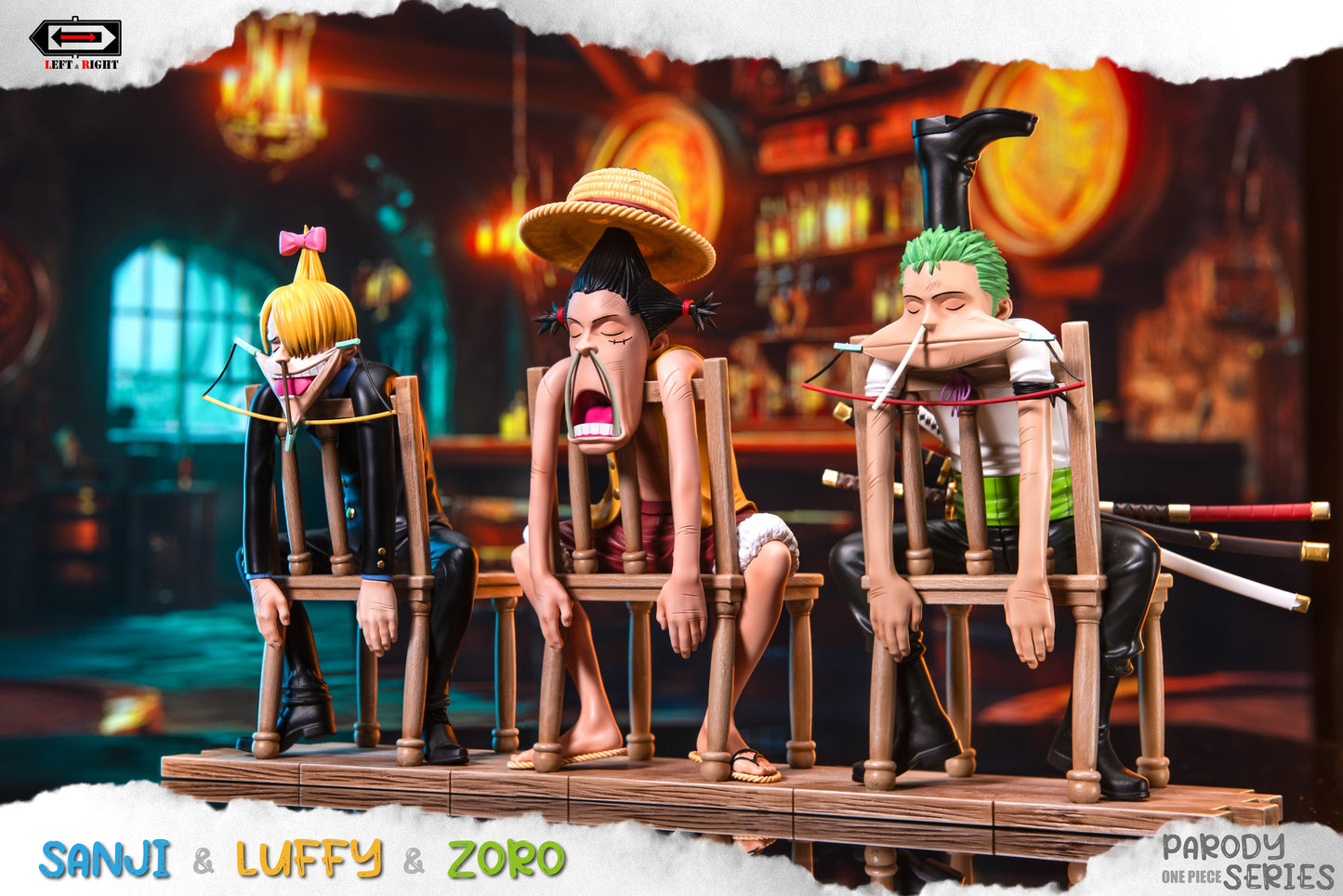 LEFT & RIGHT Studio - Sanji Luffy and Zoro [PRE-ORDER CLOSED]