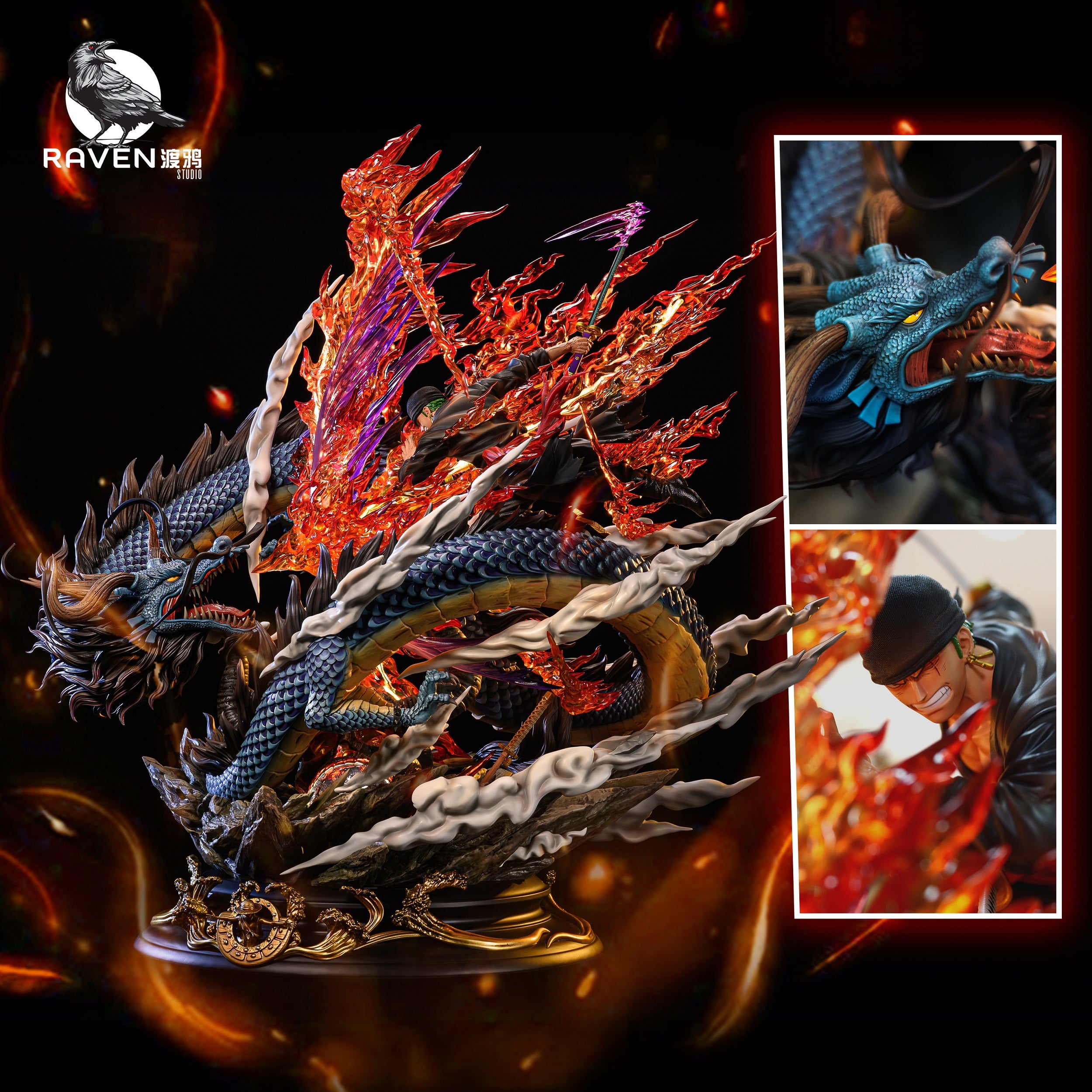 Raven Studio - Zoro VS Kaido [PRE-ORDER CLOSED] – GK Collectors