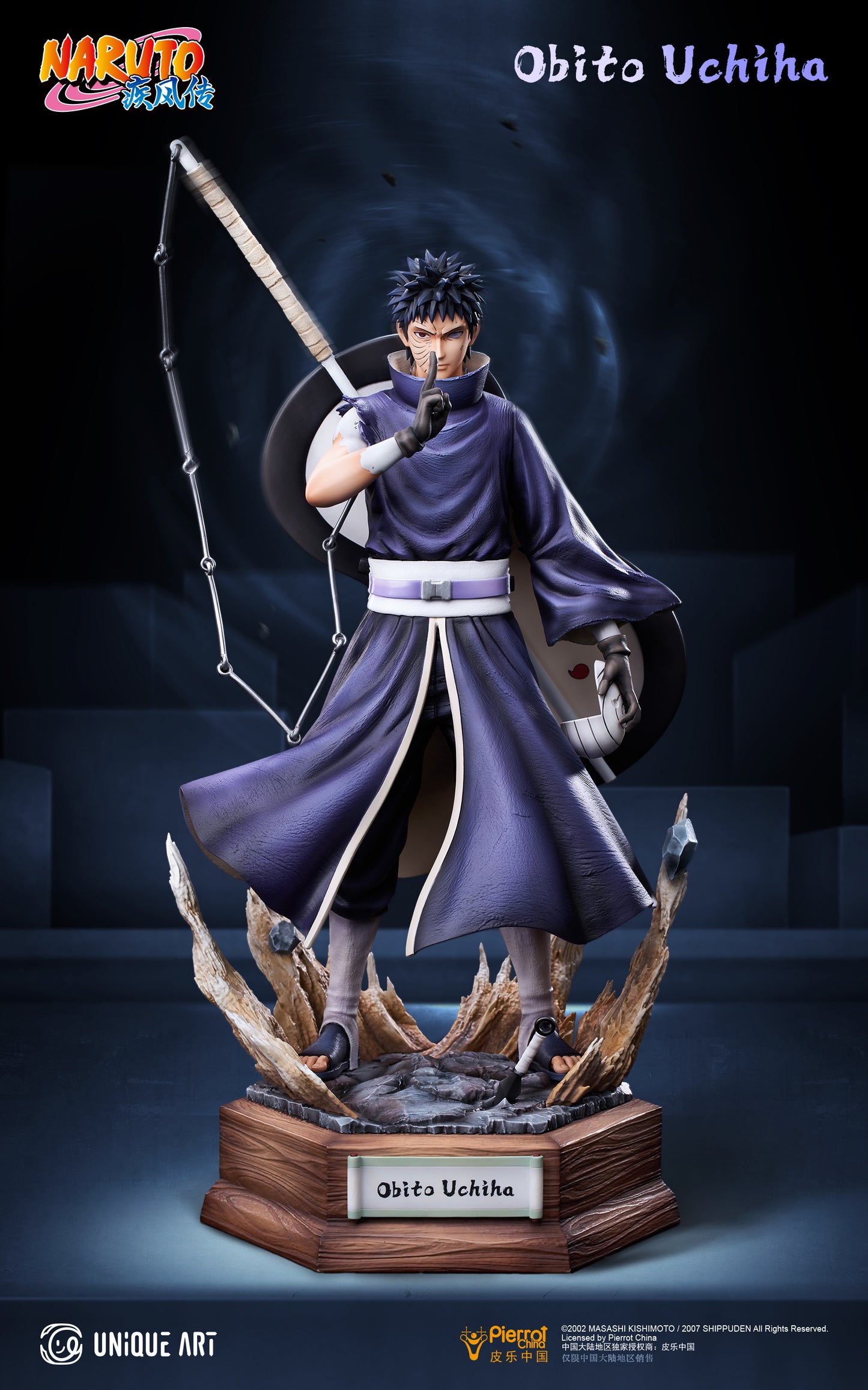 UNiQUE ART - Naruto Shippuden Uchiha Obito (Licensed) [PRE-ORDER CLOSED]