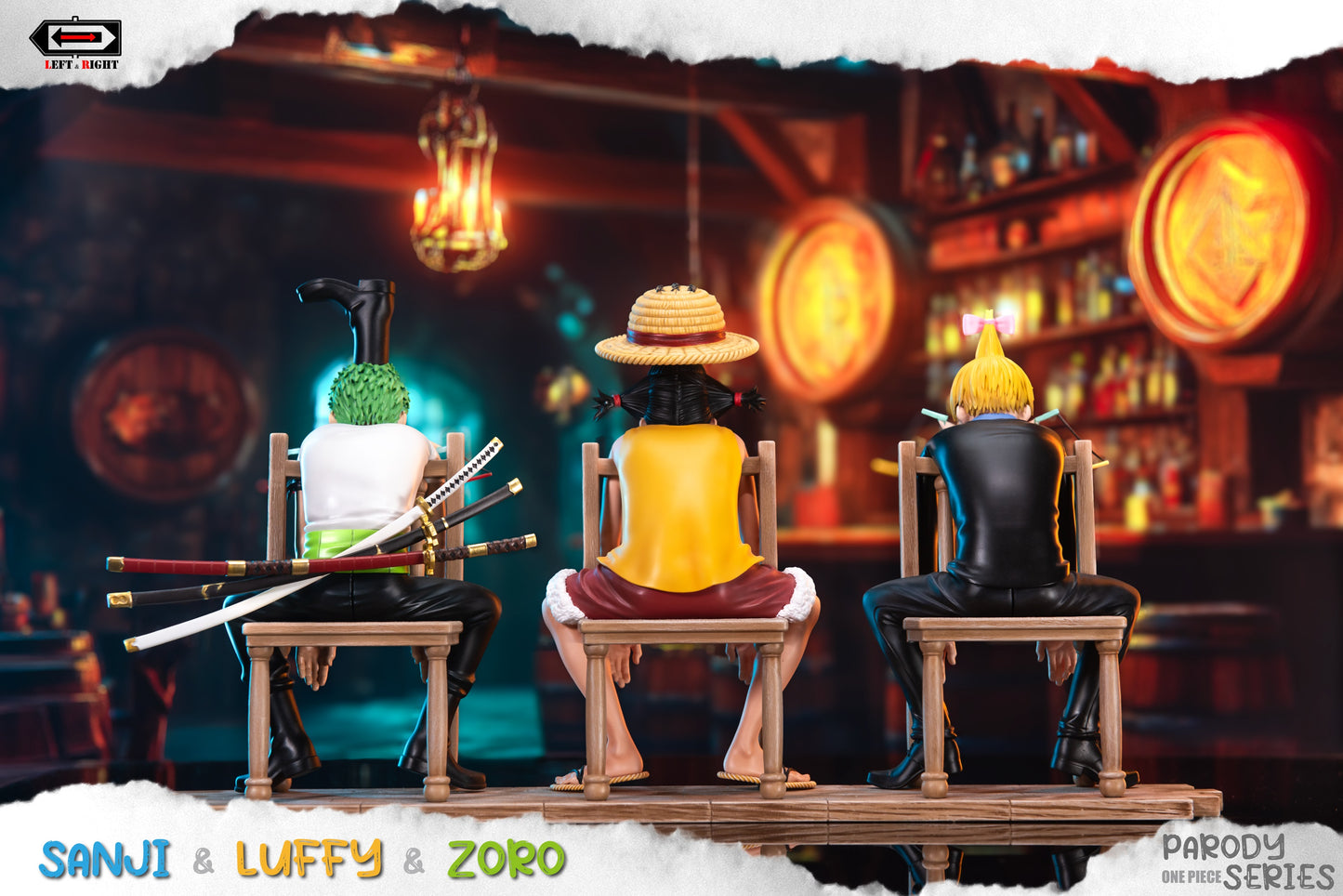 LEFT & RIGHT Studio - Sanji Luffy and Zoro [PRE-ORDER CLOSED]