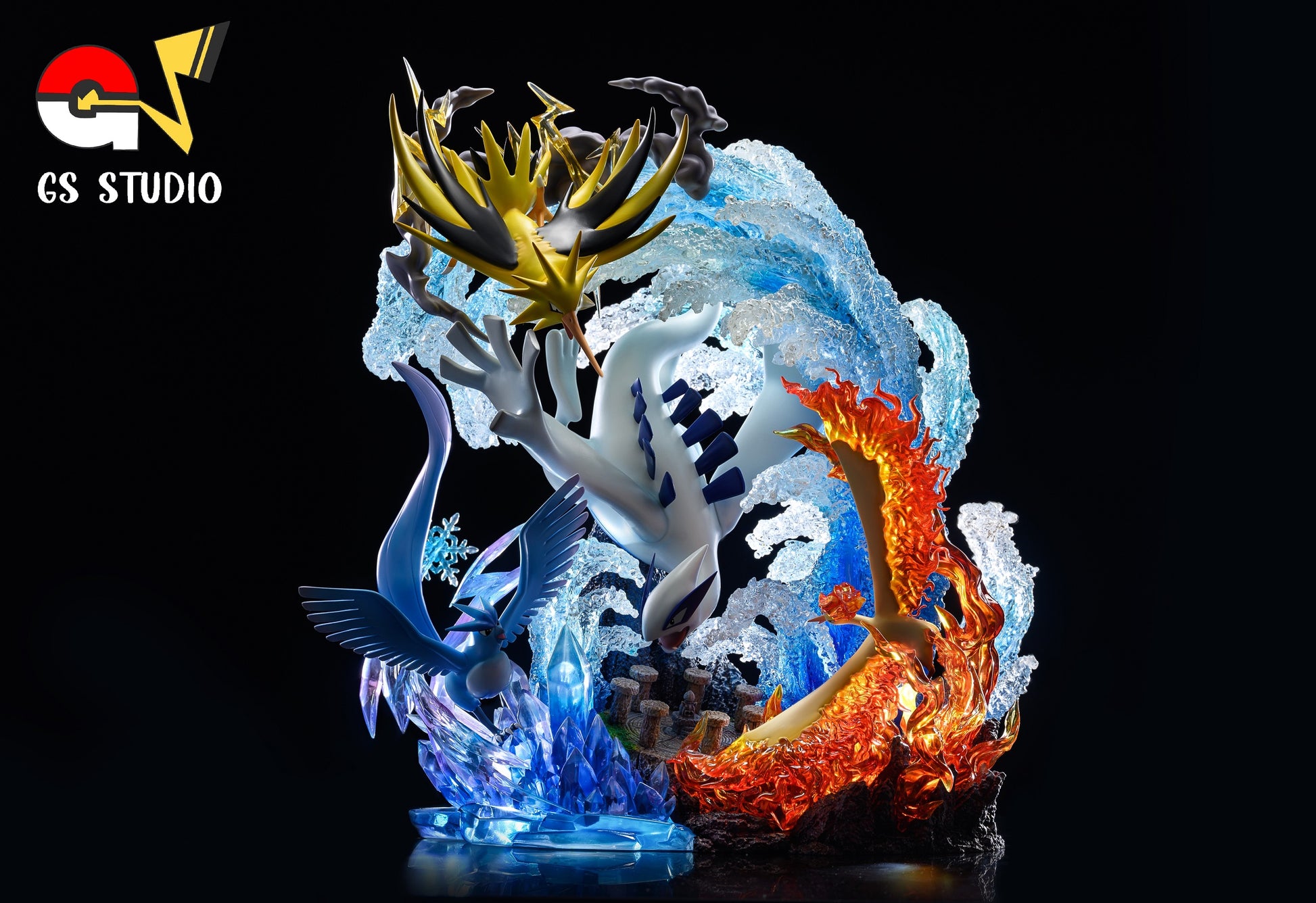 Pre-order〗Pokemon Lugia Articuno Zapdos Moltres Model Statue Resin - –  Pokemon lover