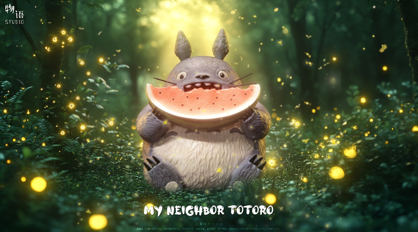 Wu Yu Studio - Totoro eating Watermelon [PRE-ORDER CLOSED]