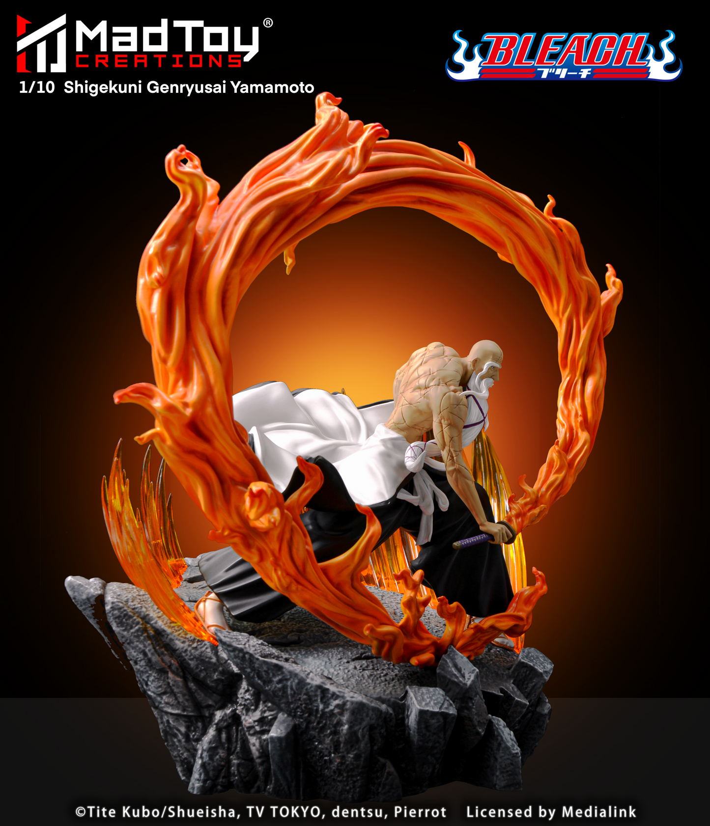 MADTOY CREATIONS - Bleach Yamamoto Genryusai Shigekuni (Licensed by Medialink) [PRE-ORDER CLOSED]